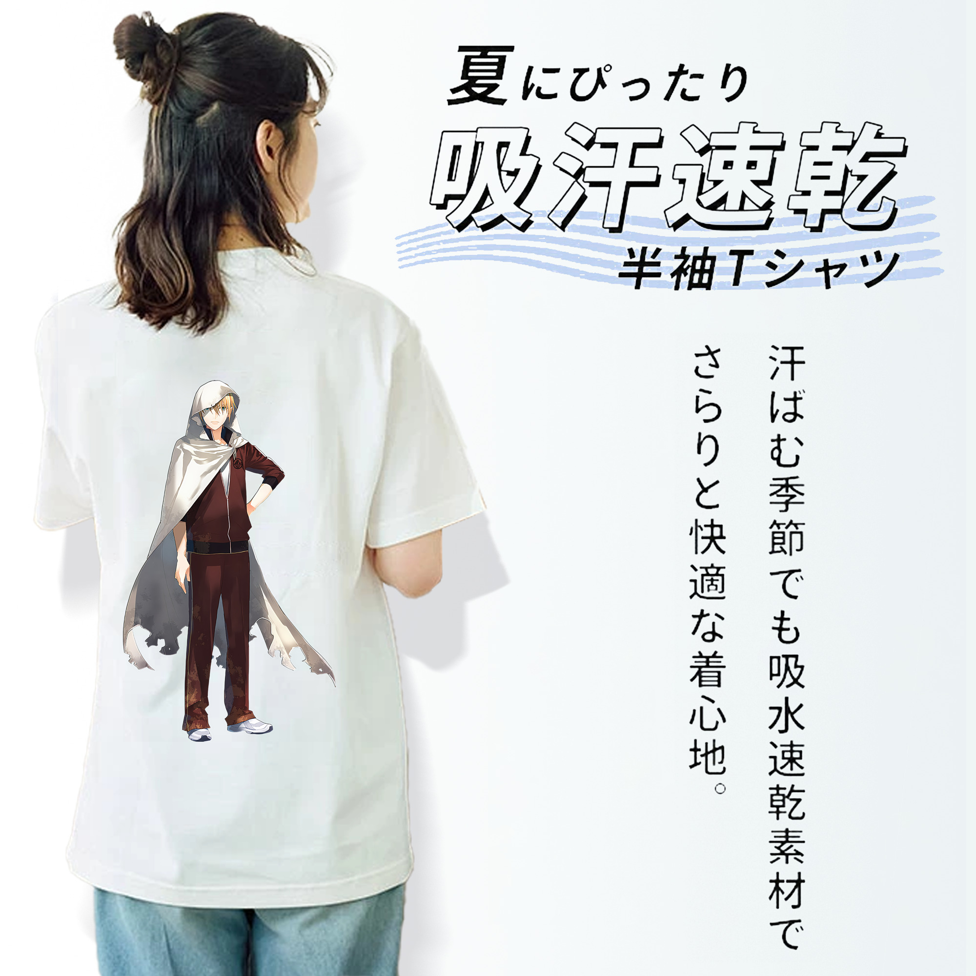 刀剣乱舞 Touken Ranbu レディース半袖Tシャツ(バックプリント)