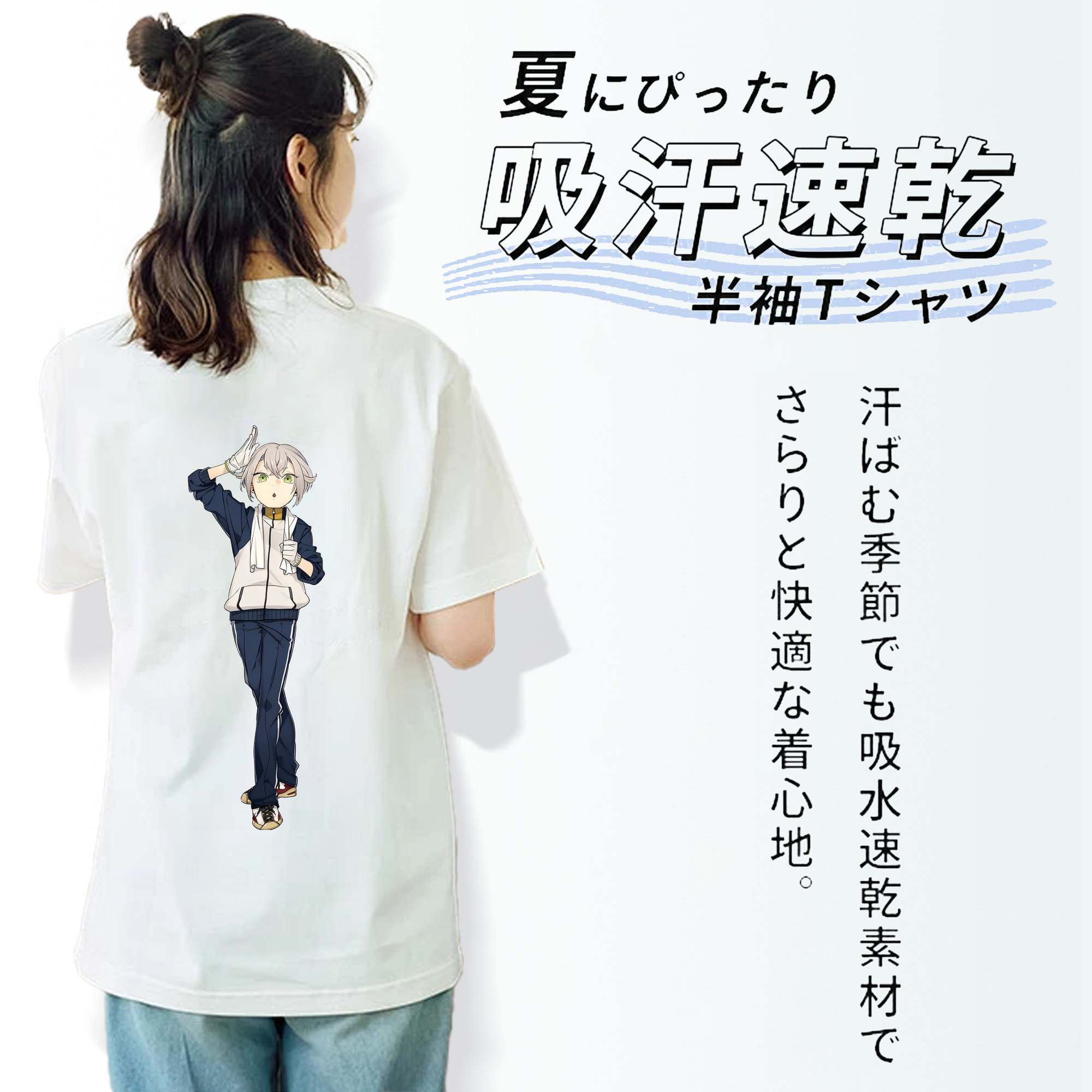 刀剣乱舞 Touken Ranbu レディース半袖Tシャツ(バックプリント)