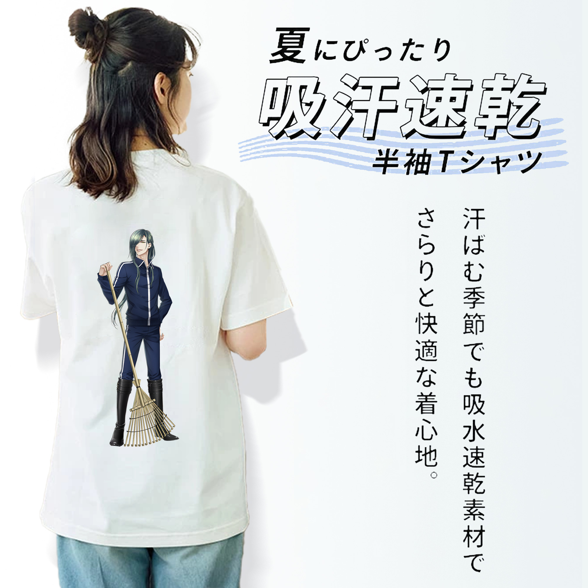 刀剣乱舞 Touken Ranbu レディース半袖Tシャツ(バックプリント)