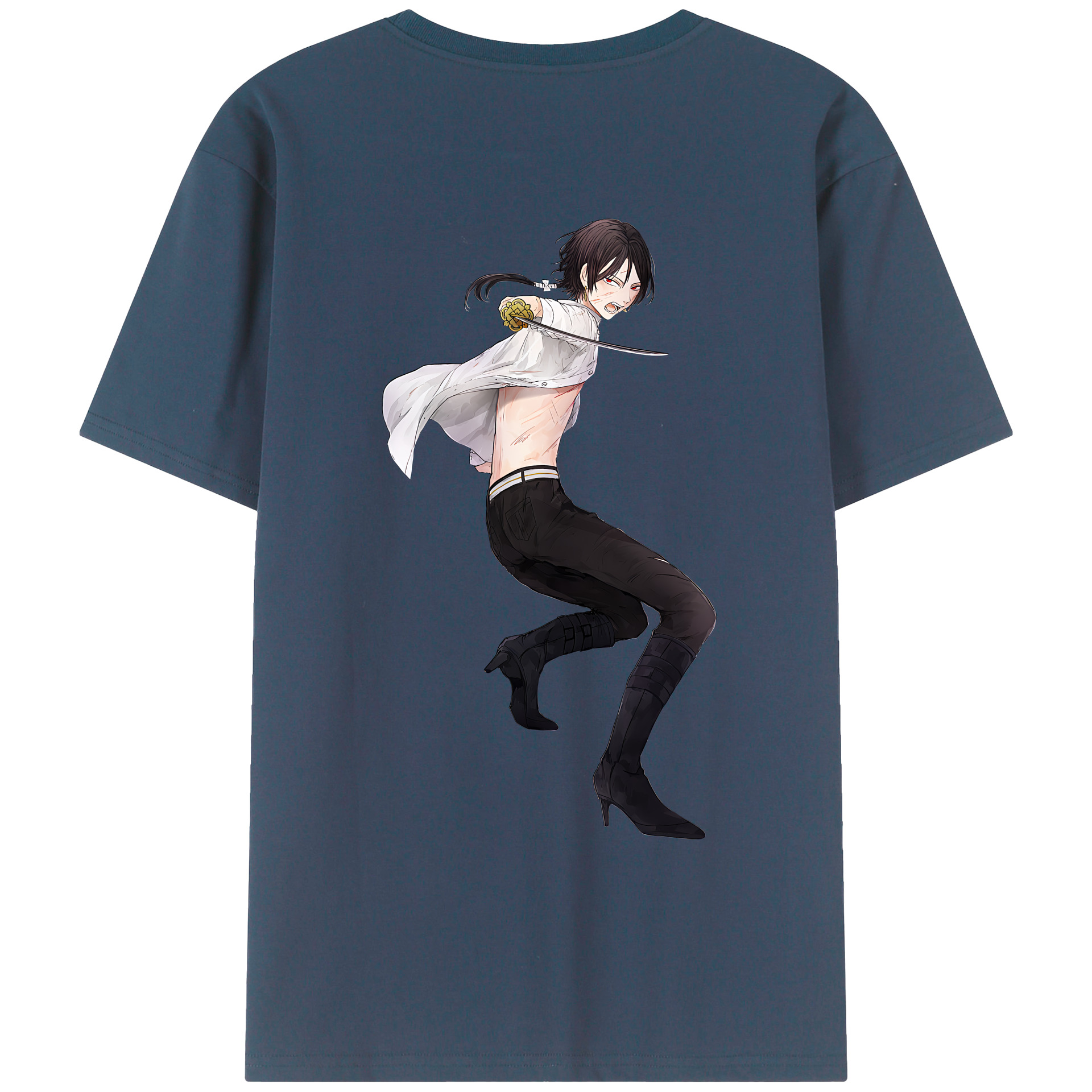 （画像用） 刀剣乱舞 Touken Ranbu レディース半袖Tシャツ(バックプリント)