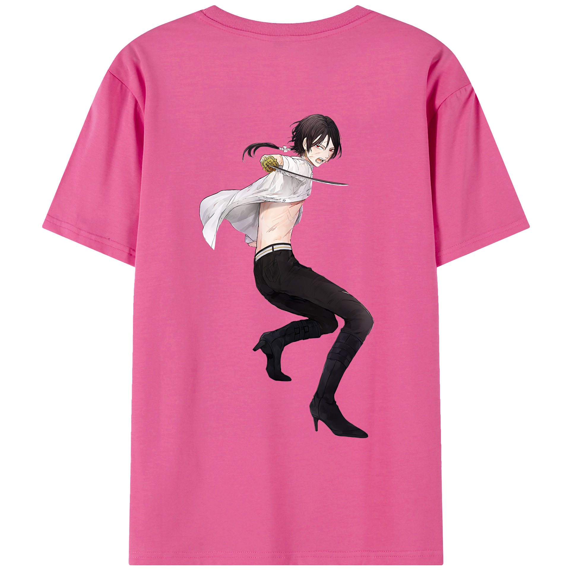 （画像用） 刀剣乱舞 Touken Ranbu レディース半袖Tシャツ(バックプリント)
