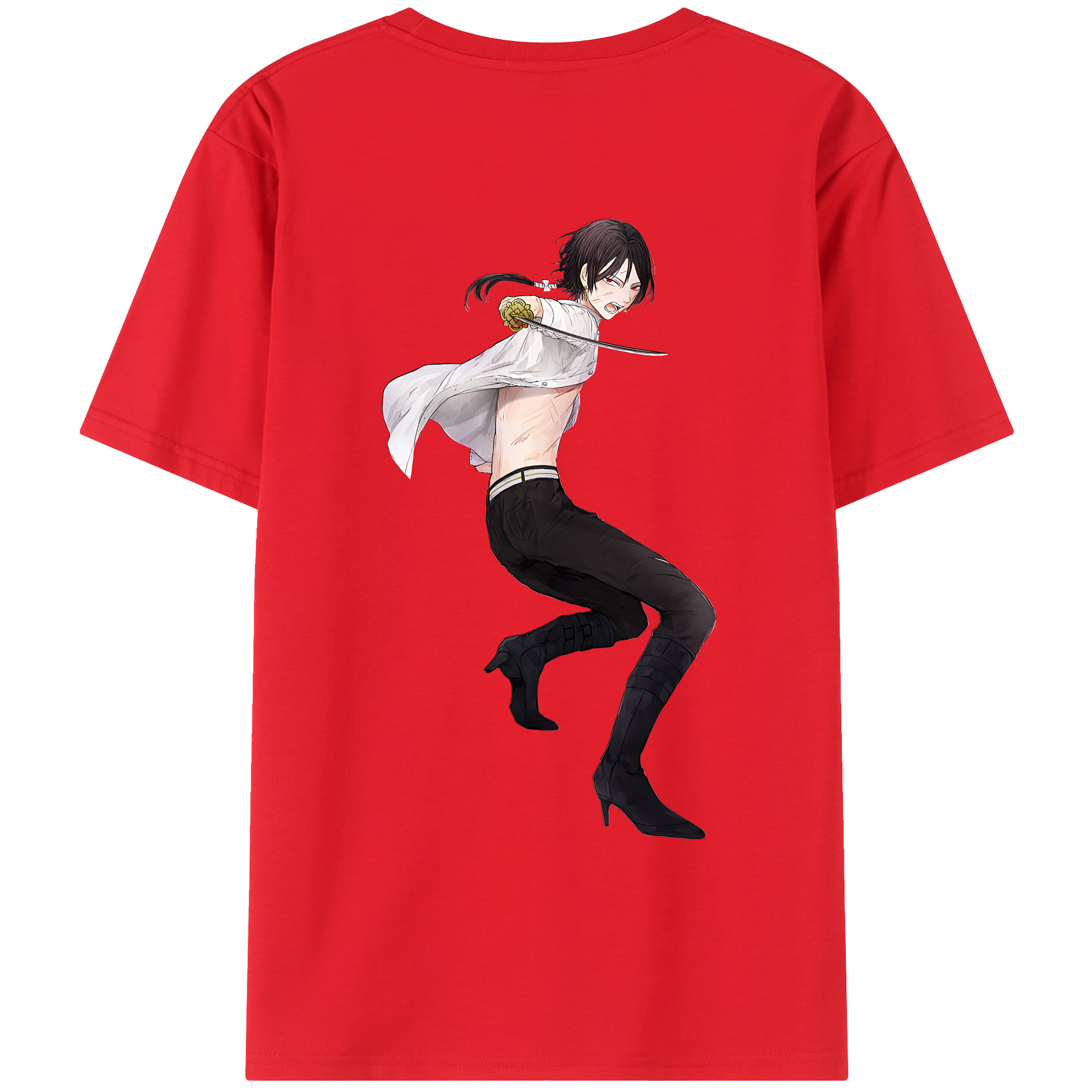（画像用） 刀剣乱舞 Touken Ranbu レディース半袖Tシャツ(バックプリント)