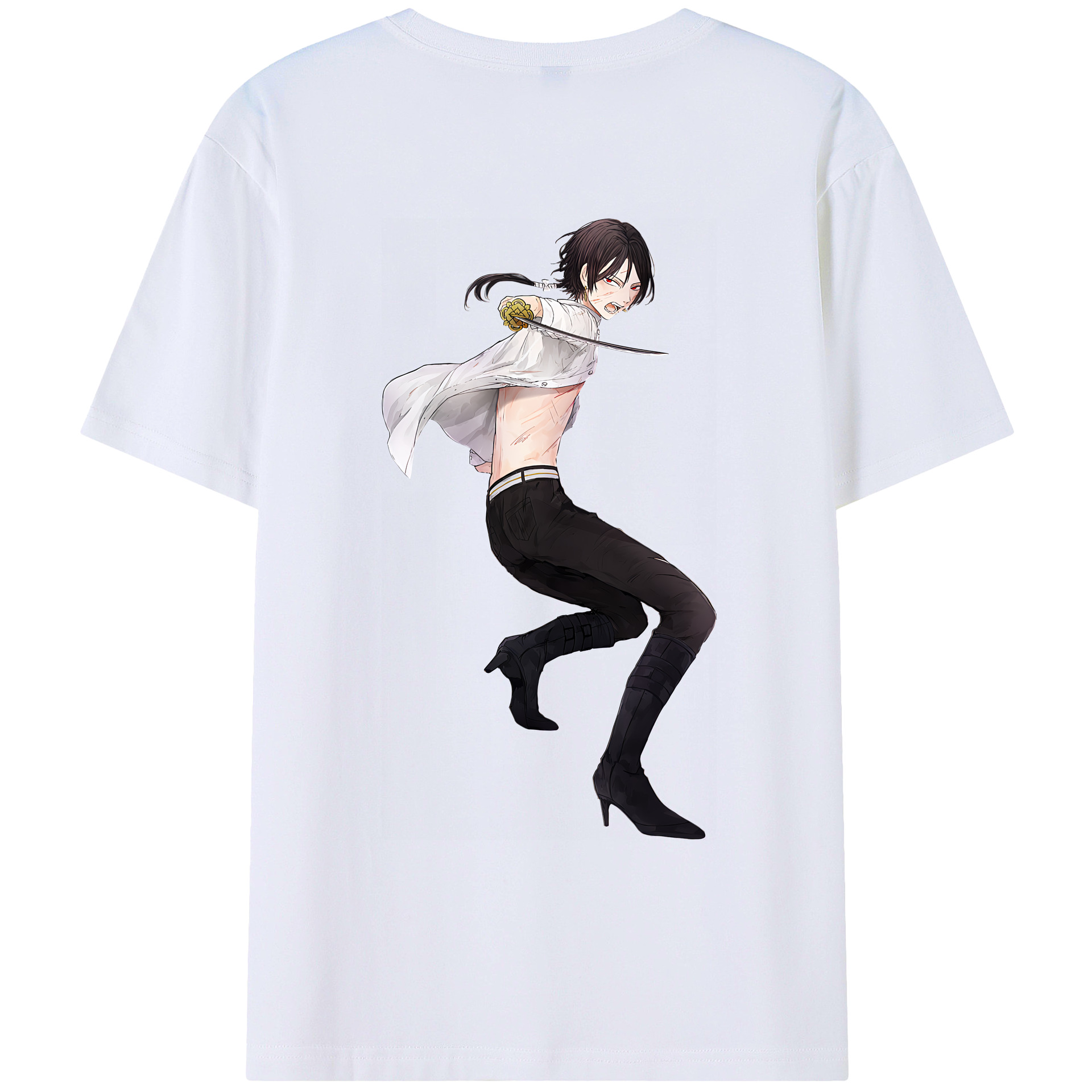 （画像用） 刀剣乱舞 Touken Ranbu レディース半袖Tシャツ(バックプリント)