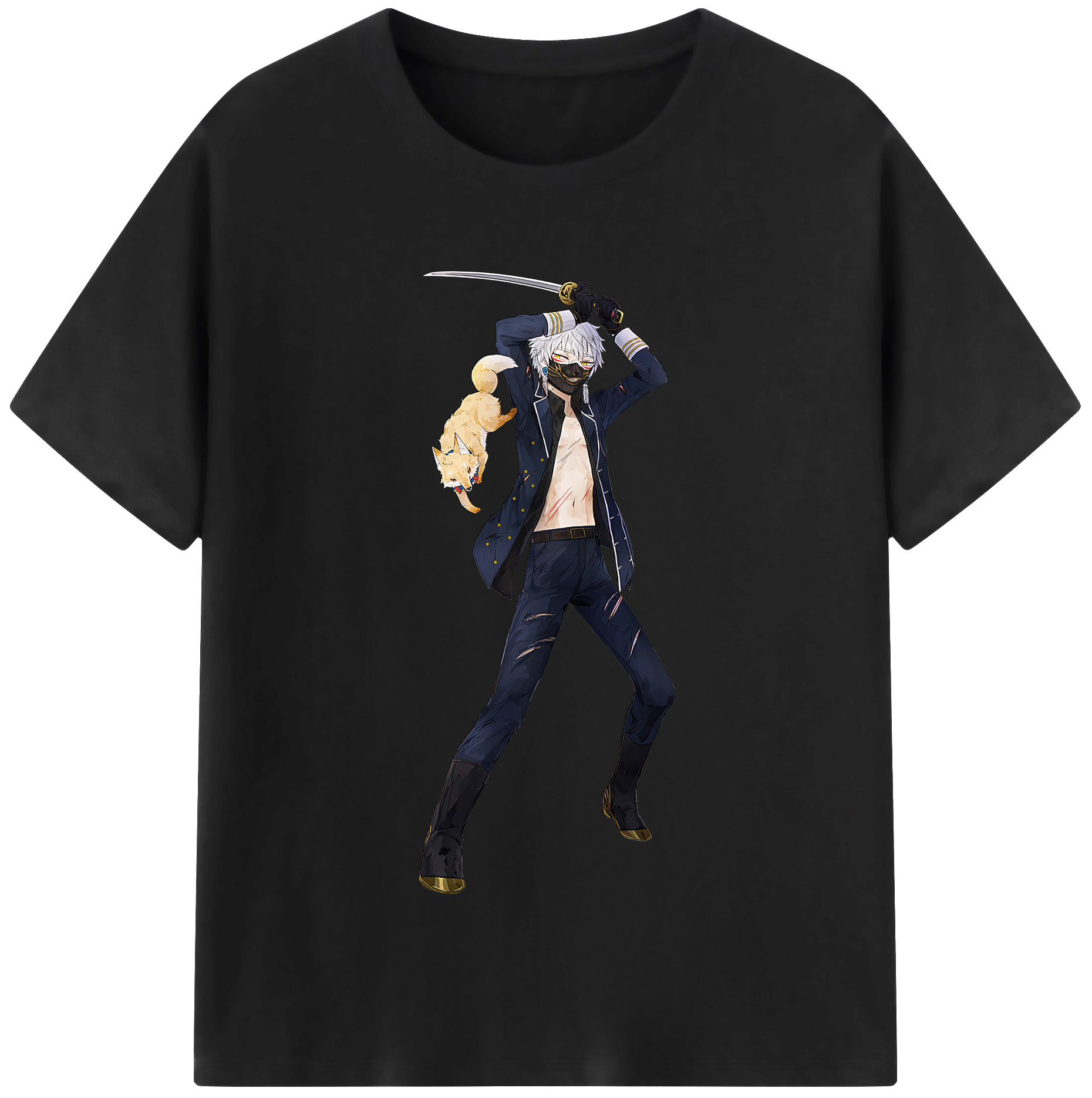 （画像用） 刀剣乱舞 Touken Ranbu レディースカジュアルプリントTシャツ（綿100％）