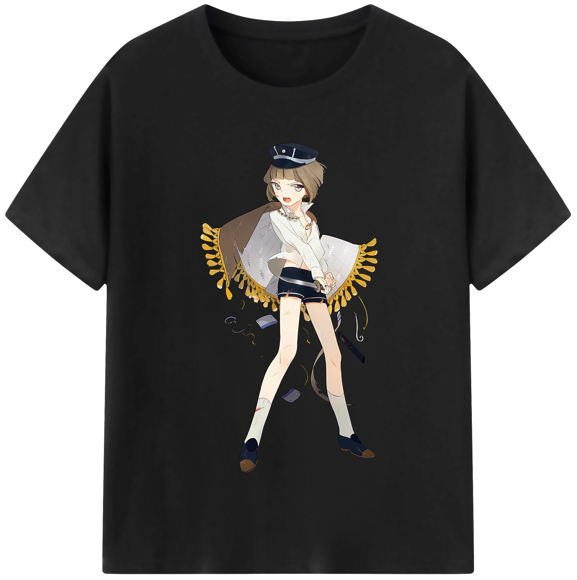 （画像用） 刀剣乱舞 Touken Ranbu レディースカジュアルプリントTシャツ（綿100％）