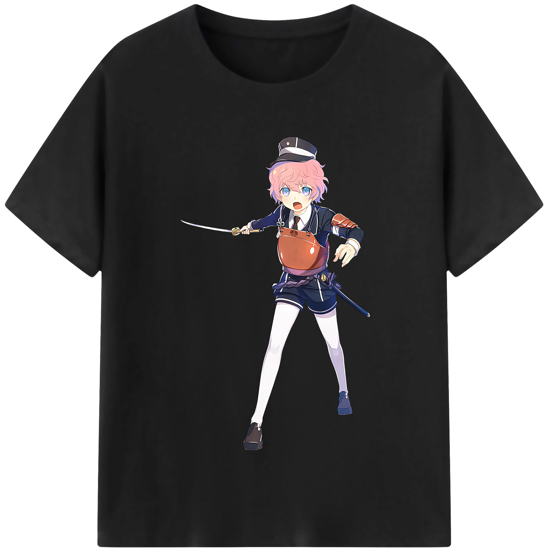 （画像用） 刀剣乱舞 Touken Ranbu レディースカジュアルプリントTシャツ（綿100％）