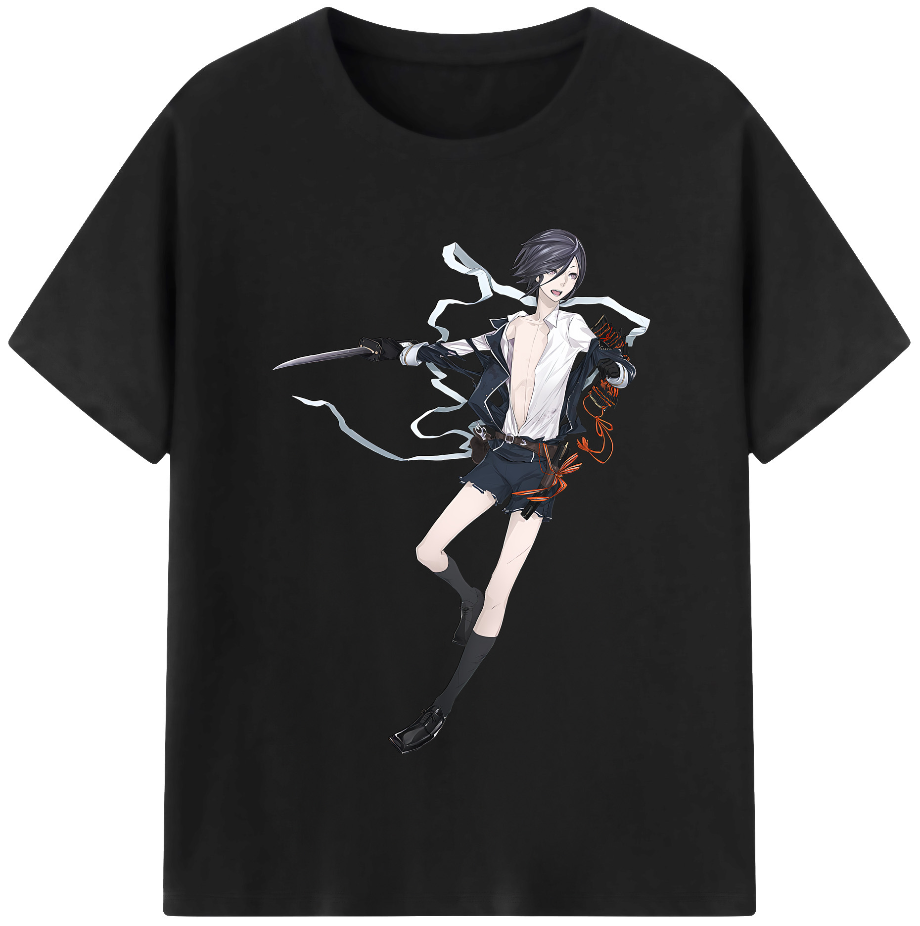 （画像用） 刀剣乱舞 Touken Ranbu レディースカジュアルプリントTシャツ（綿100％）