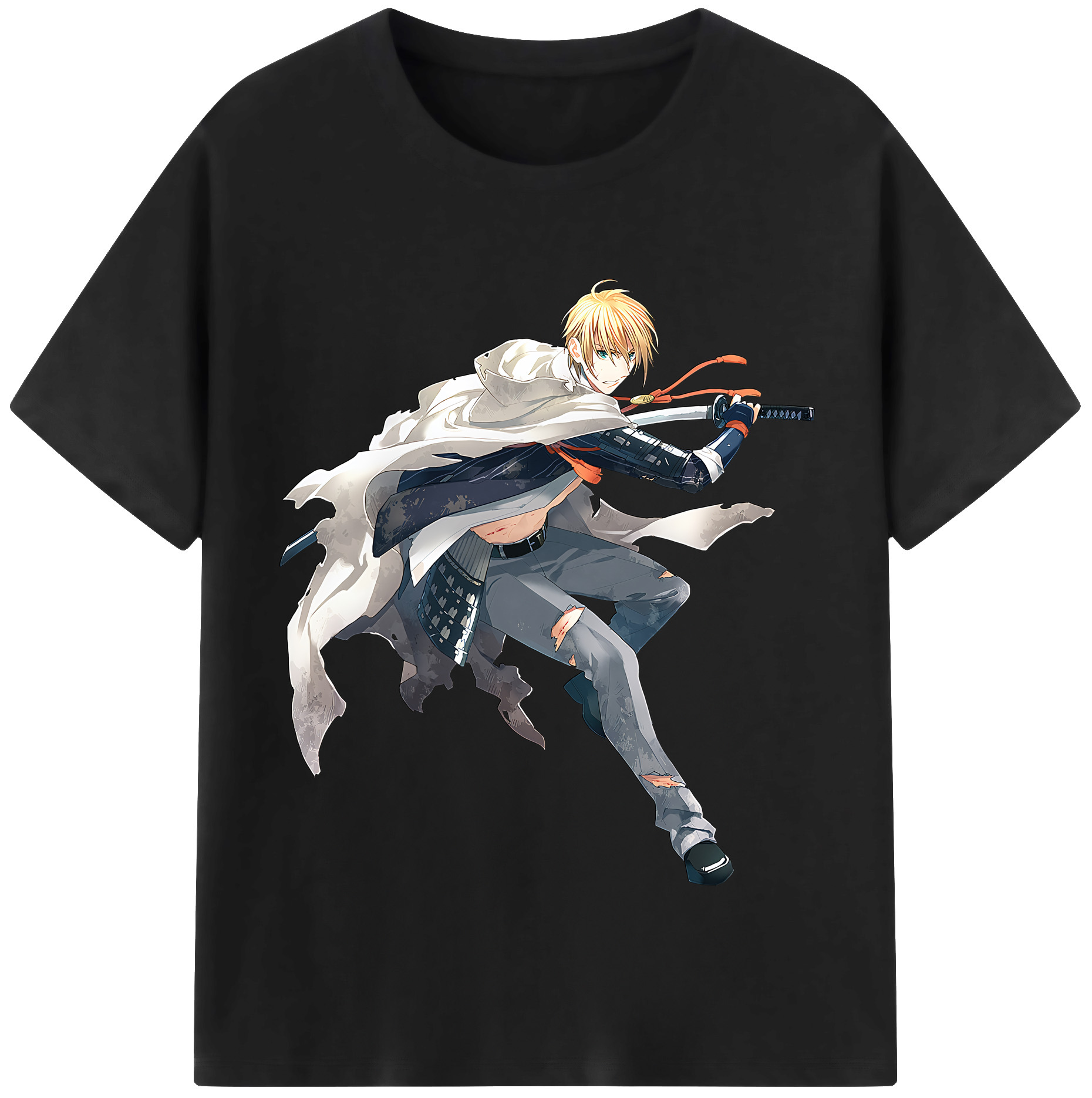 （画像用） 刀剣乱舞 Touken Ranbu レディースカジュアルプリントTシャツ（綿100％）
