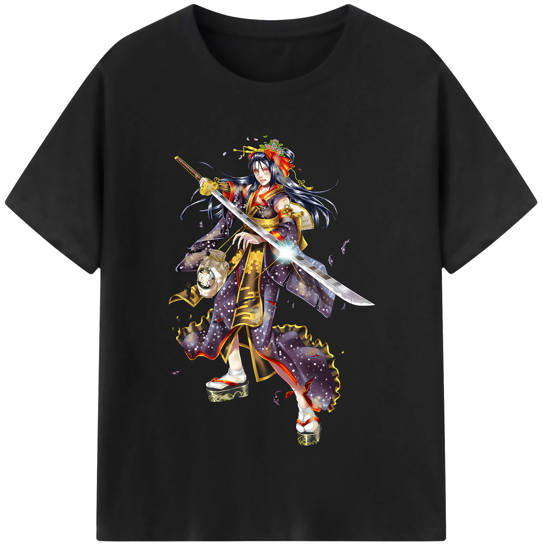 （画像用） 刀剣乱舞 Touken Ranbu レディースカジュアルプリントTシャツ（綿100％）