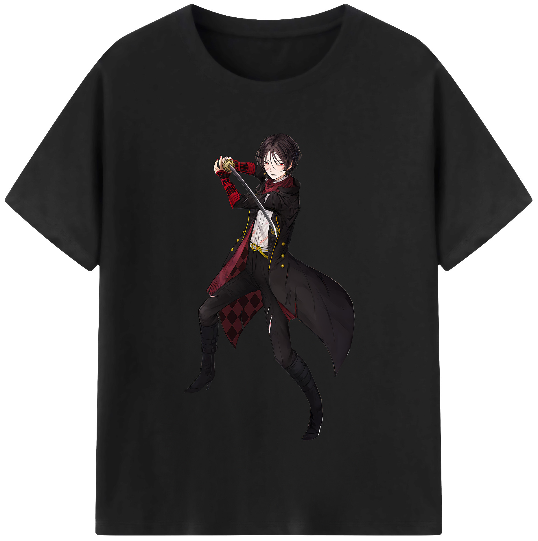 （画像用） 刀剣乱舞 Touken Ranbu レディースカジュアルプリントTシャツ（綿100％）