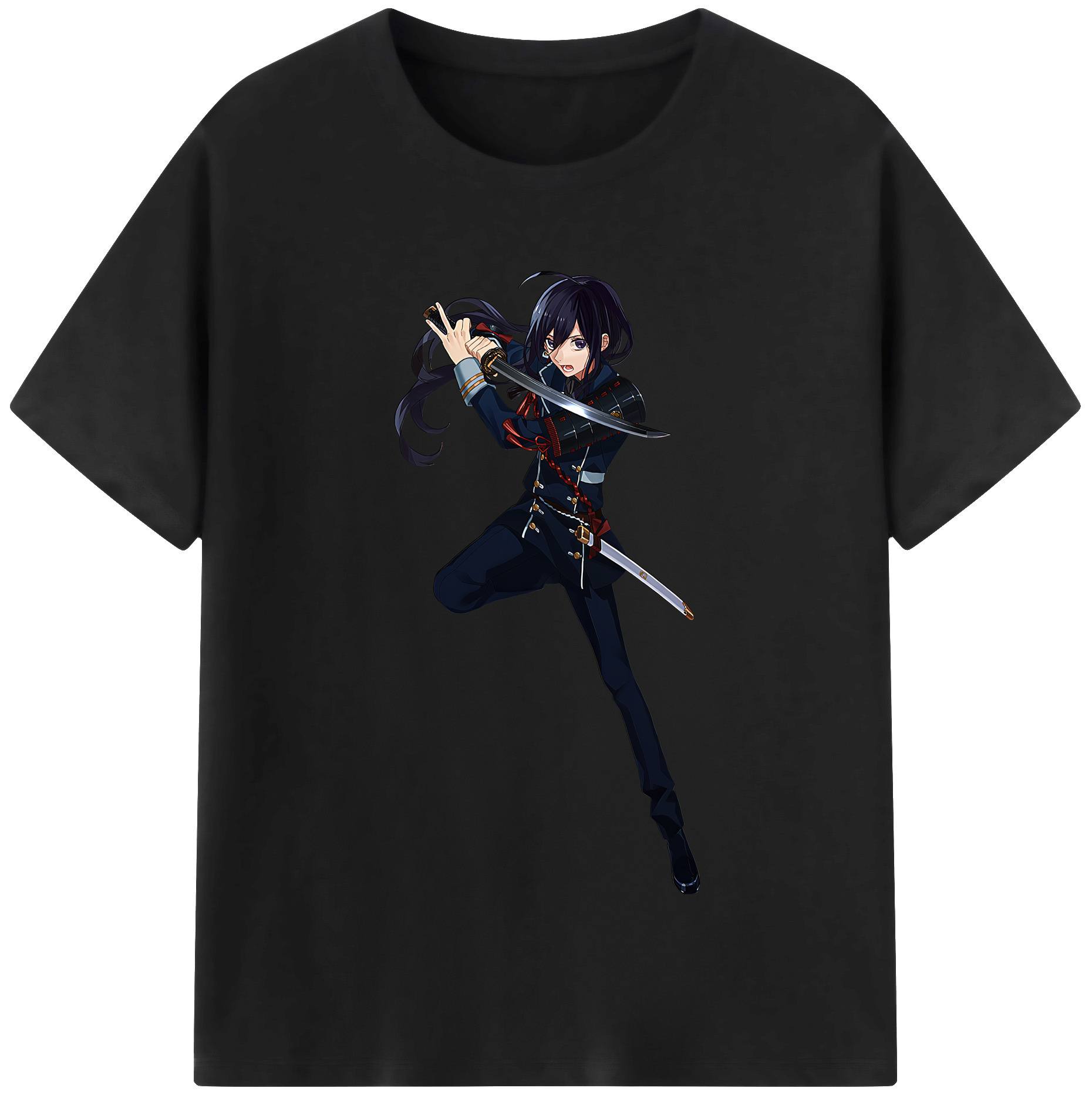 （画像用） 刀剣乱舞 Touken Ranbu レディースカジュアルプリントTシャツ（綿100％）