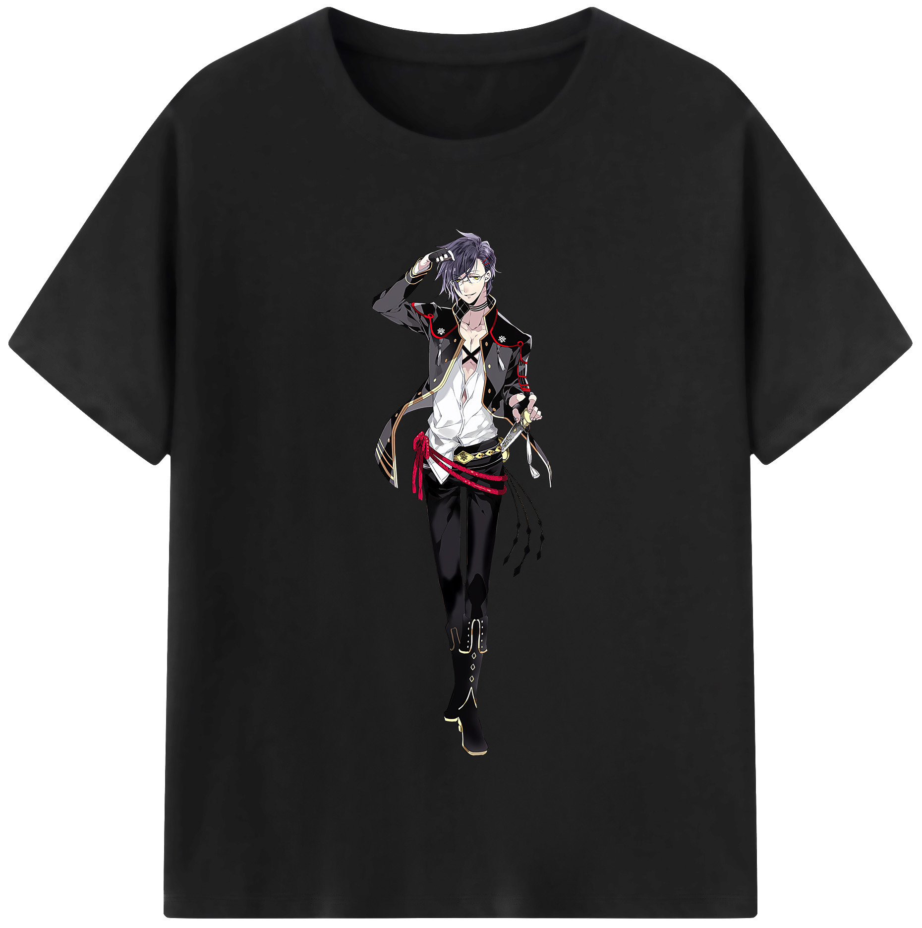 （画像用） 刀剣乱舞 Touken Ranbu レディースカジュアルプリントTシャツ（綿100％）