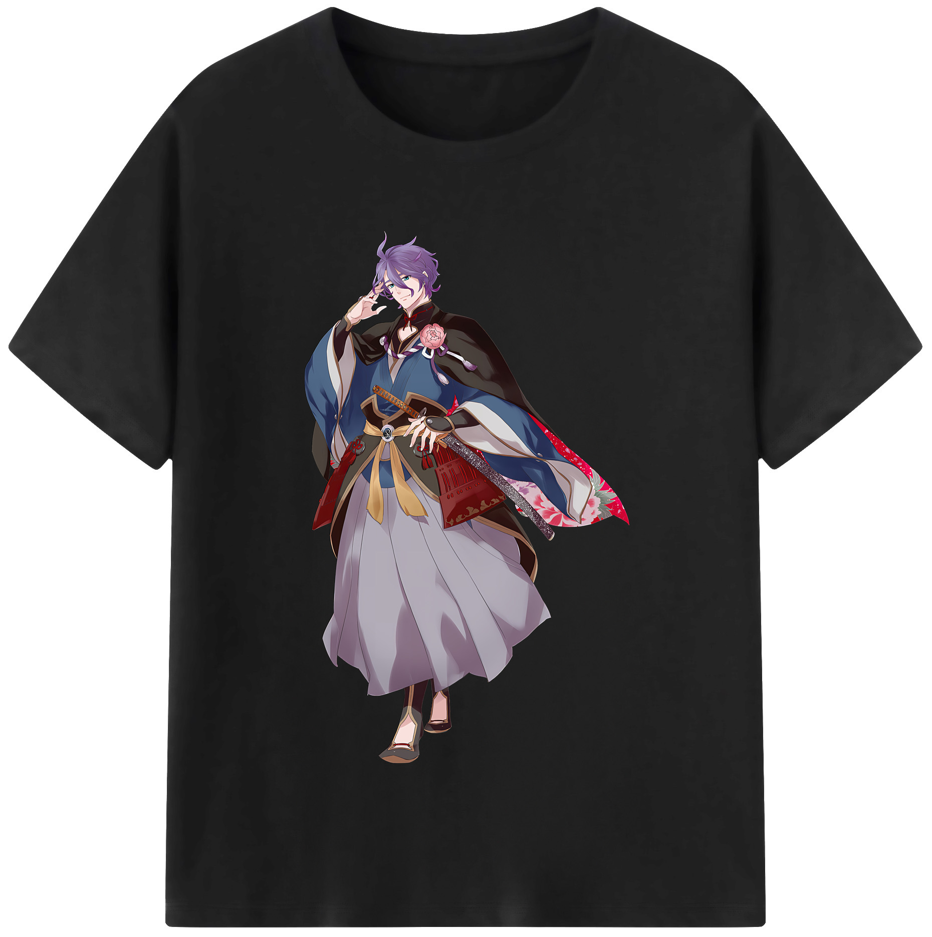 （画像用） 刀剣乱舞 Touken Ranbu レディースカジュアルプリントTシャツ（綿100％）