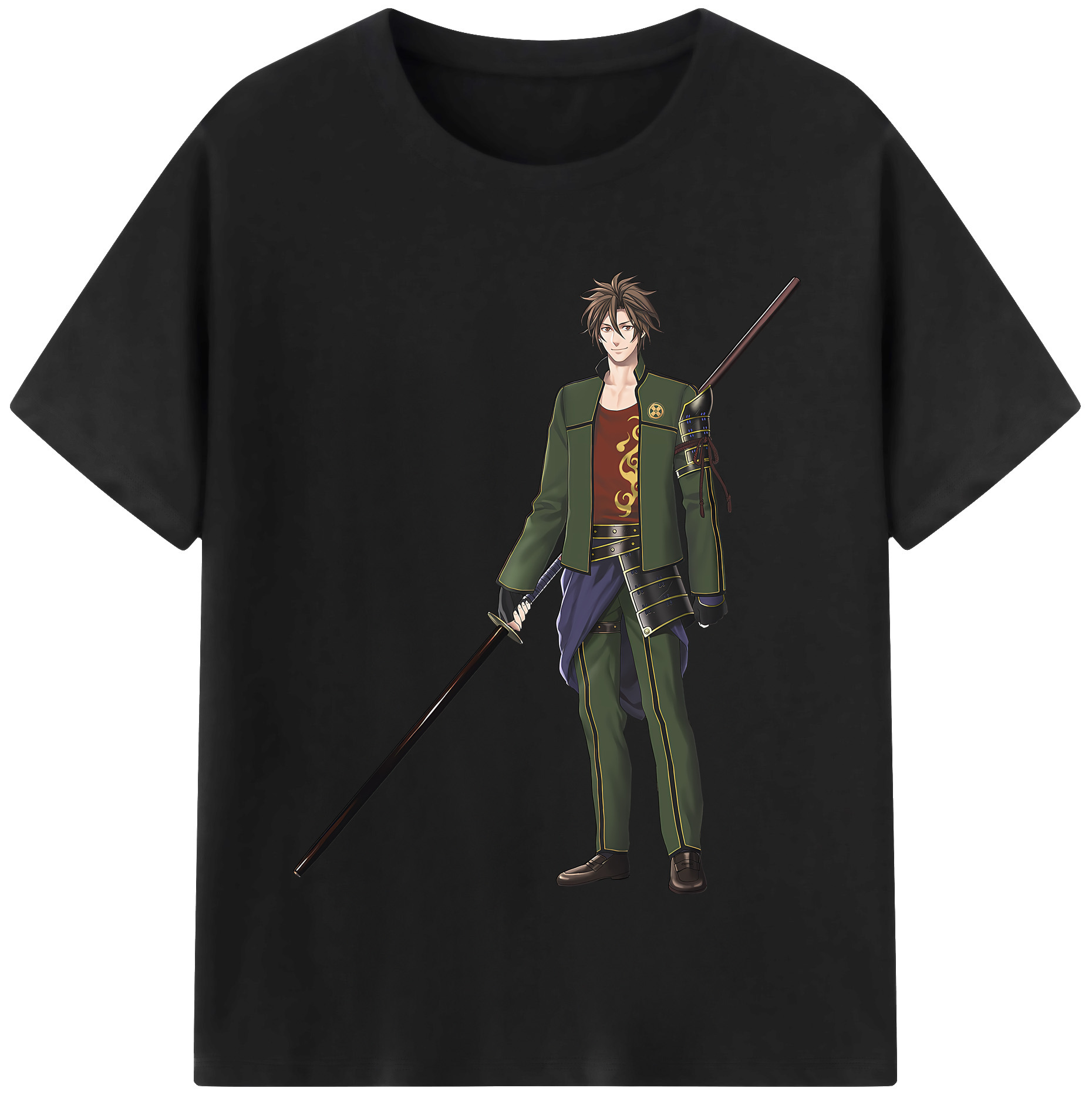 （画像用） 刀剣乱舞 Touken Ranbu レディースカジュアルプリントTシャツ（綿100％）