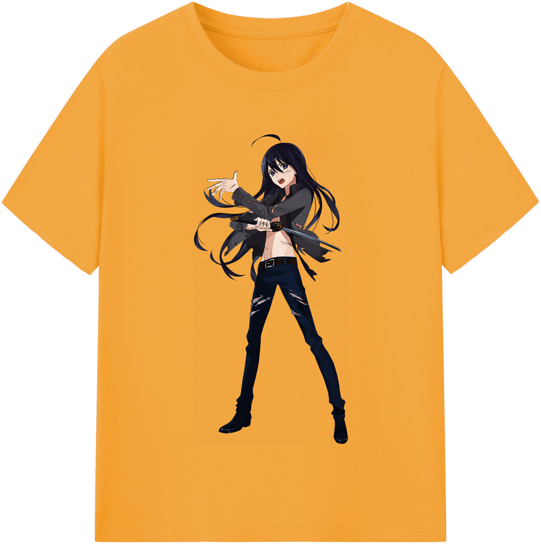 （画像用） 刀剣乱舞 Touken Ranbu レディースカジュアルプリントTシャツ（綿100％）