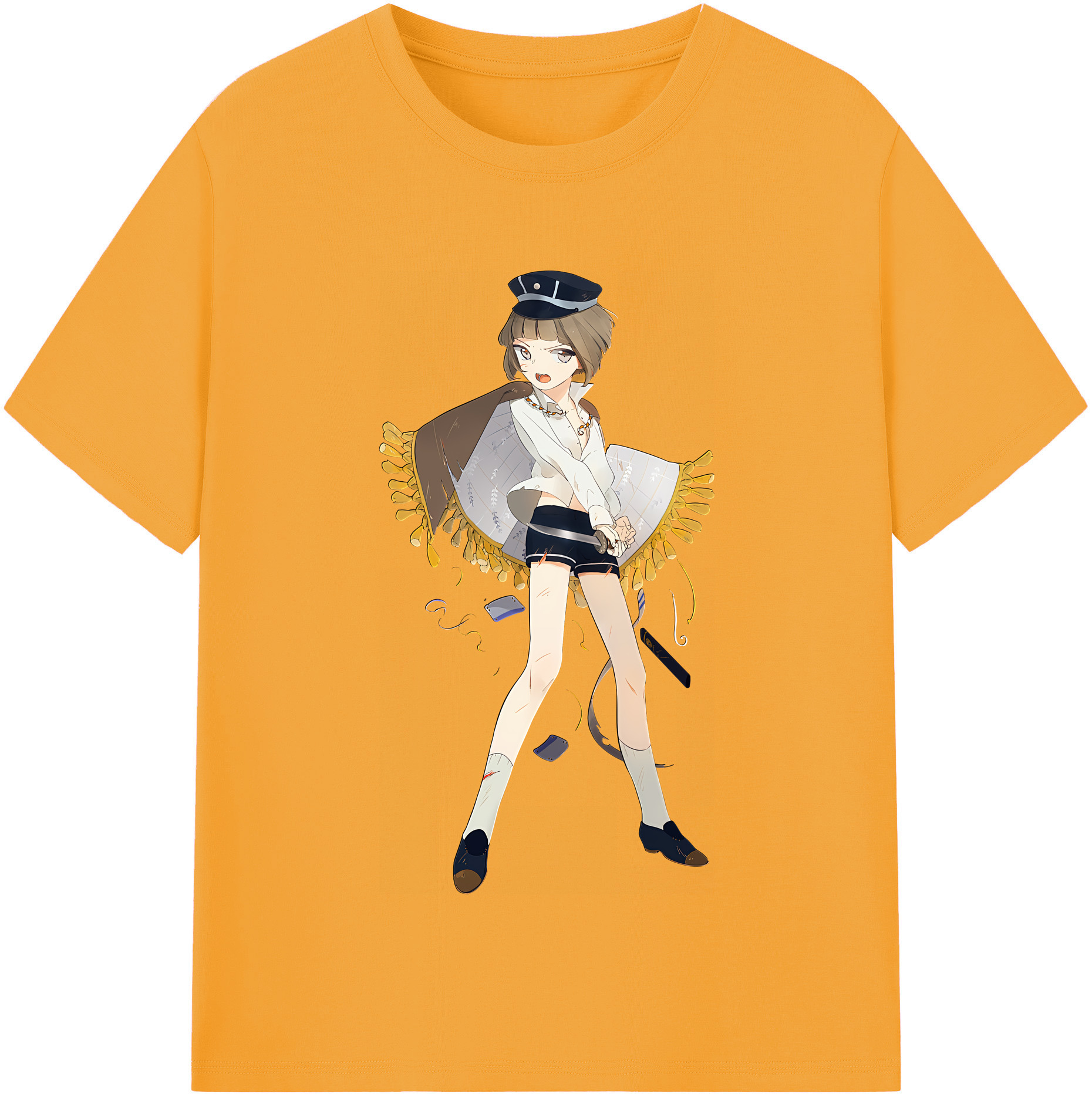 （画像用） 刀剣乱舞 Touken Ranbu レディースカジュアルプリントTシャツ（綿100％）