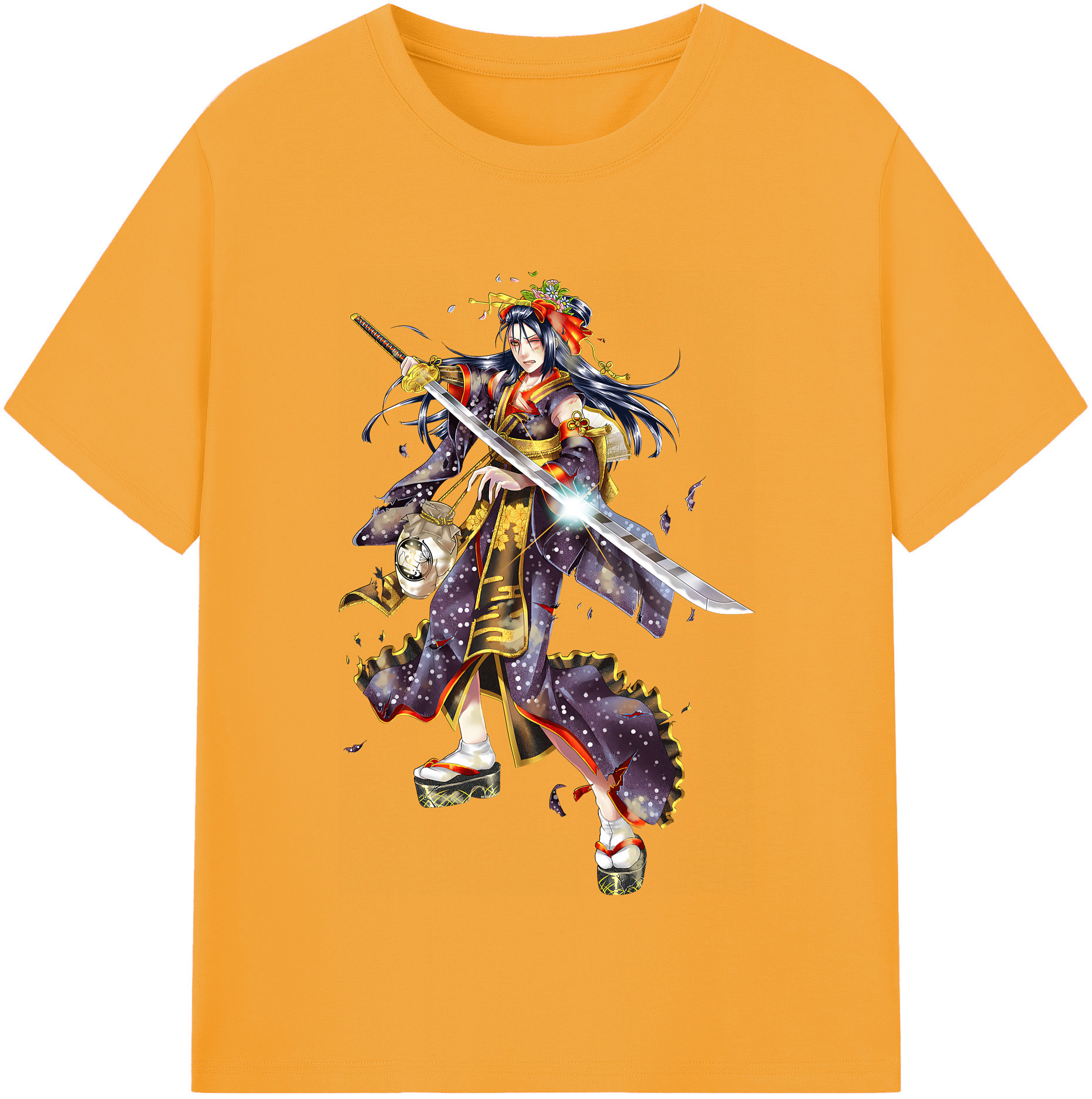 （画像用） 刀剣乱舞 Touken Ranbu レディースカジュアルプリントTシャツ（綿100％）