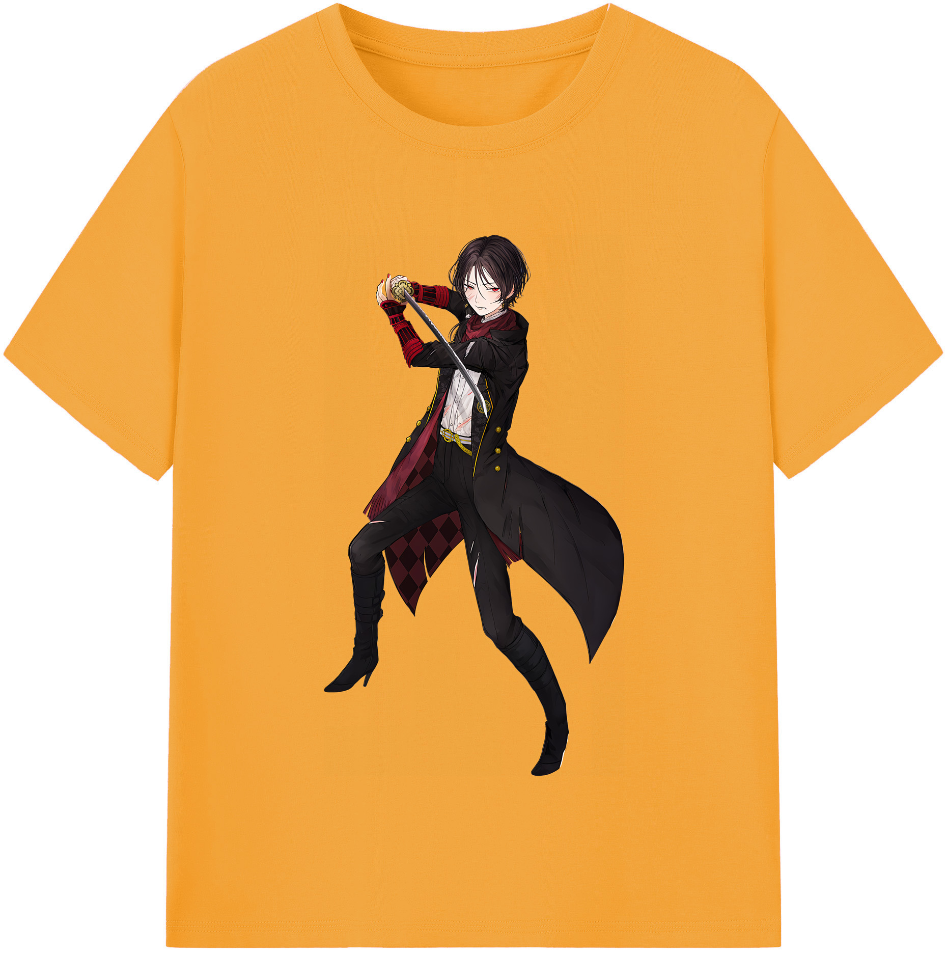 （画像用） 刀剣乱舞 Touken Ranbu レディースカジュアルプリントTシャツ（綿100％）