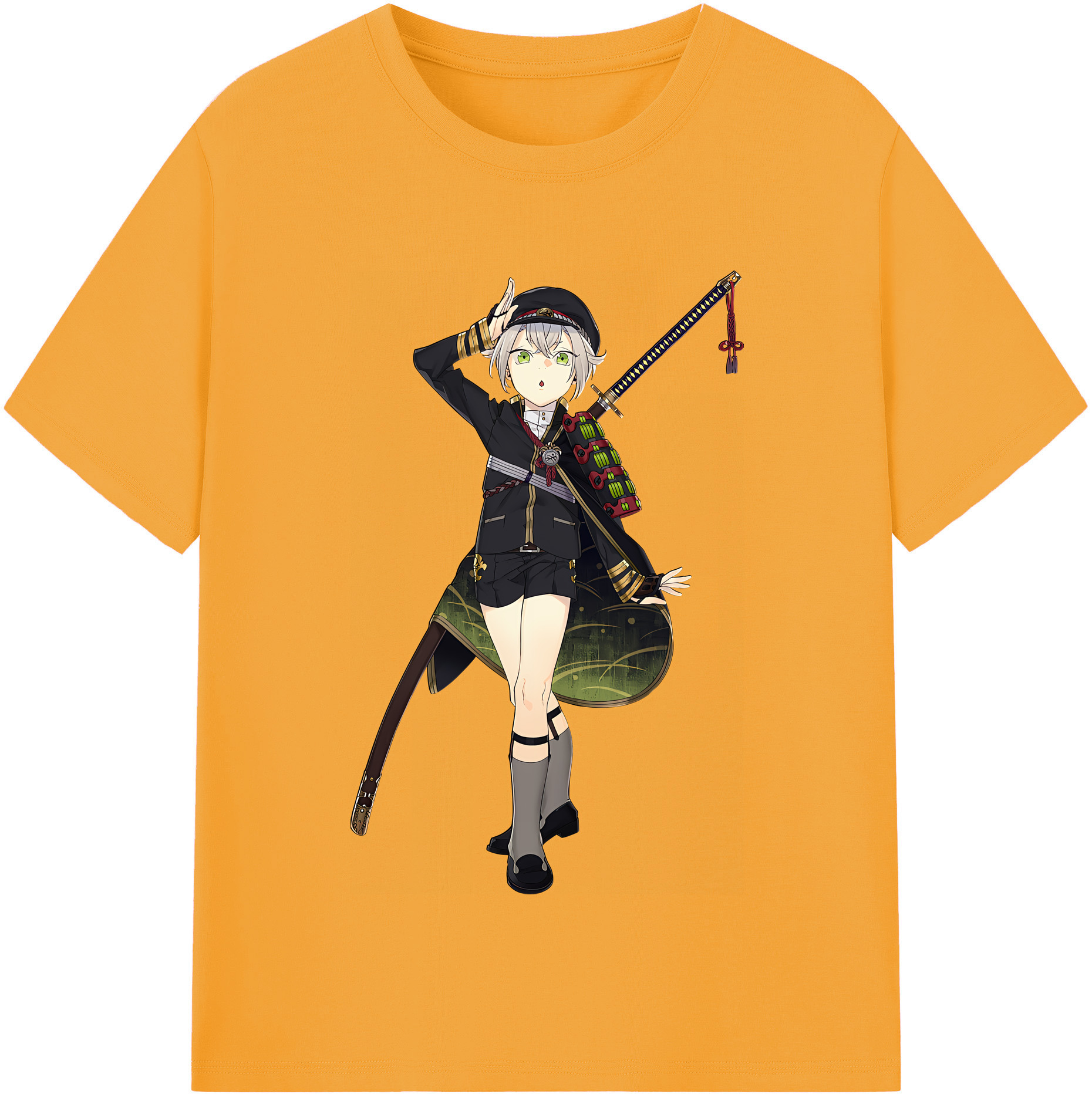 （画像用） 刀剣乱舞 Touken Ranbu レディースカジュアルプリントTシャツ（綿100％）