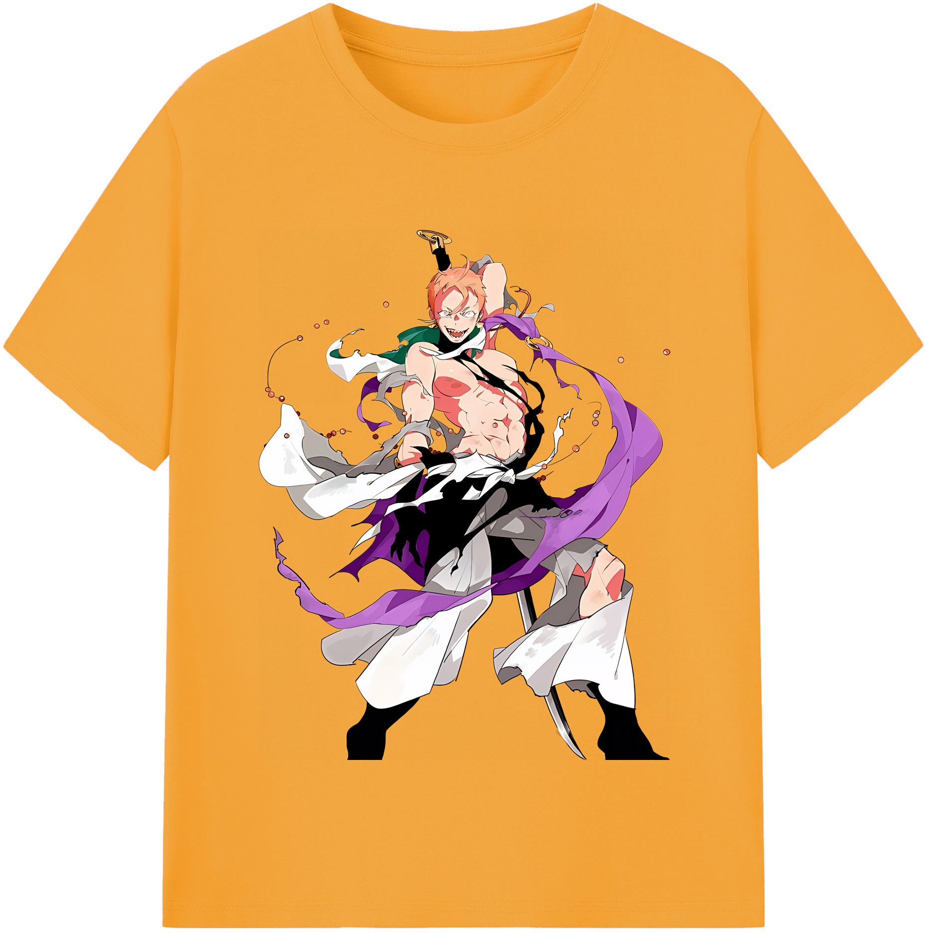（画像用） 刀剣乱舞 Touken Ranbu レディースカジュアルプリントTシャツ（綿100％）