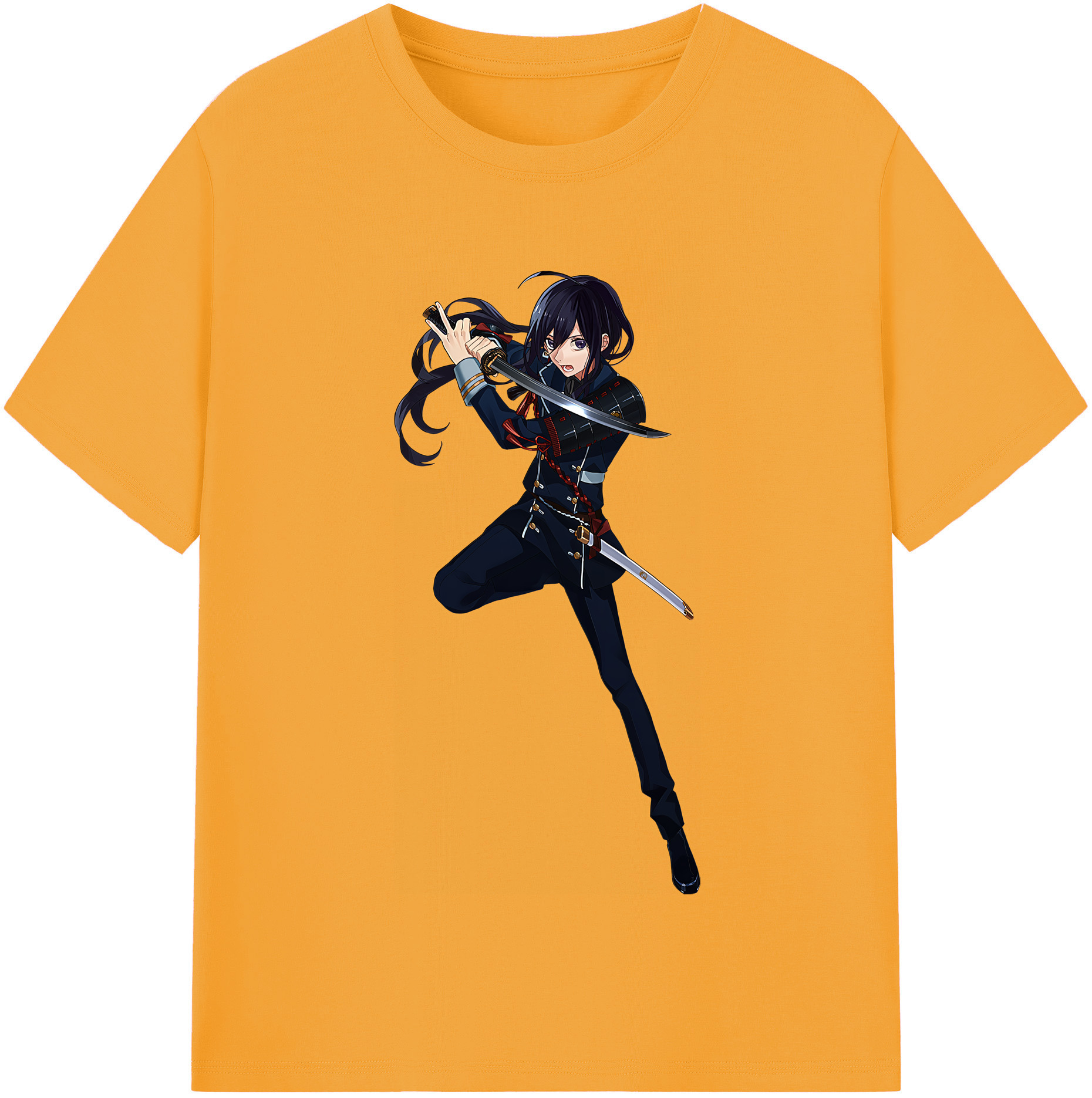 （画像用） 刀剣乱舞 Touken Ranbu レディースカジュアルプリントTシャツ（綿100％）