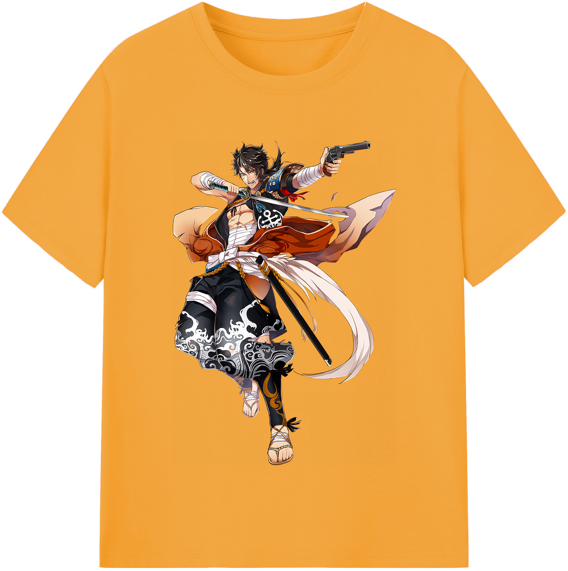 （画像用） 刀剣乱舞 Touken Ranbu レディースカジュアルプリントTシャツ（綿100％）