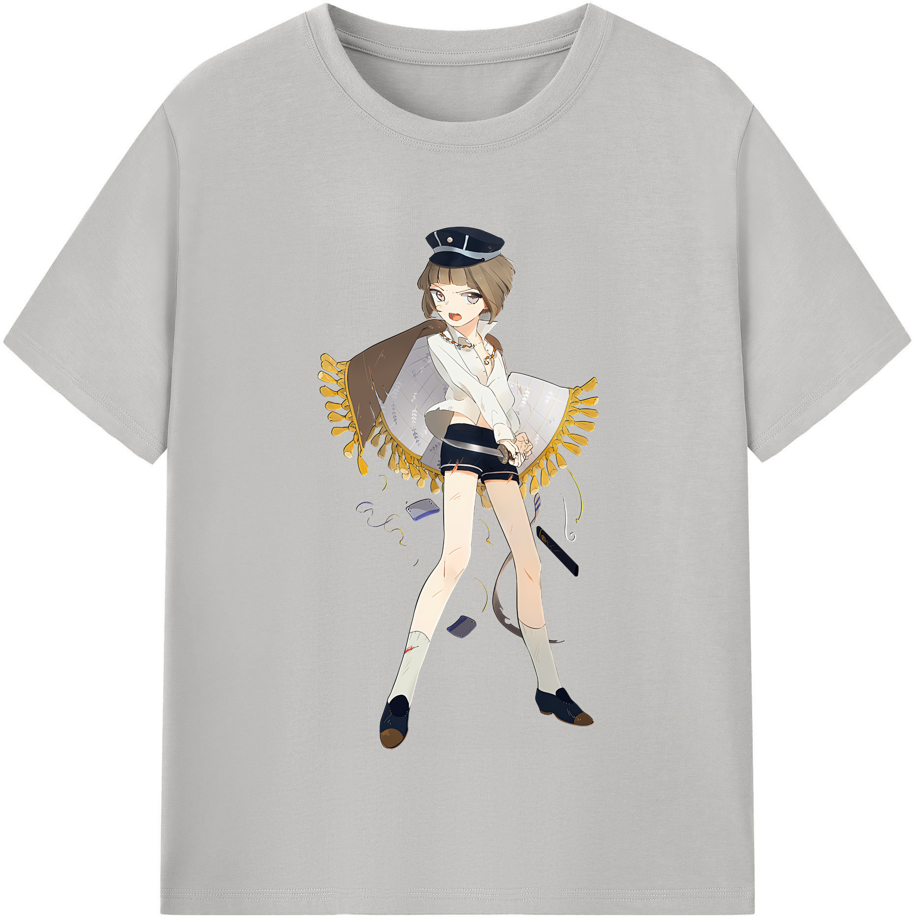 （画像用） 刀剣乱舞 Touken Ranbu レディースカジュアルプリントTシャツ（綿100％）