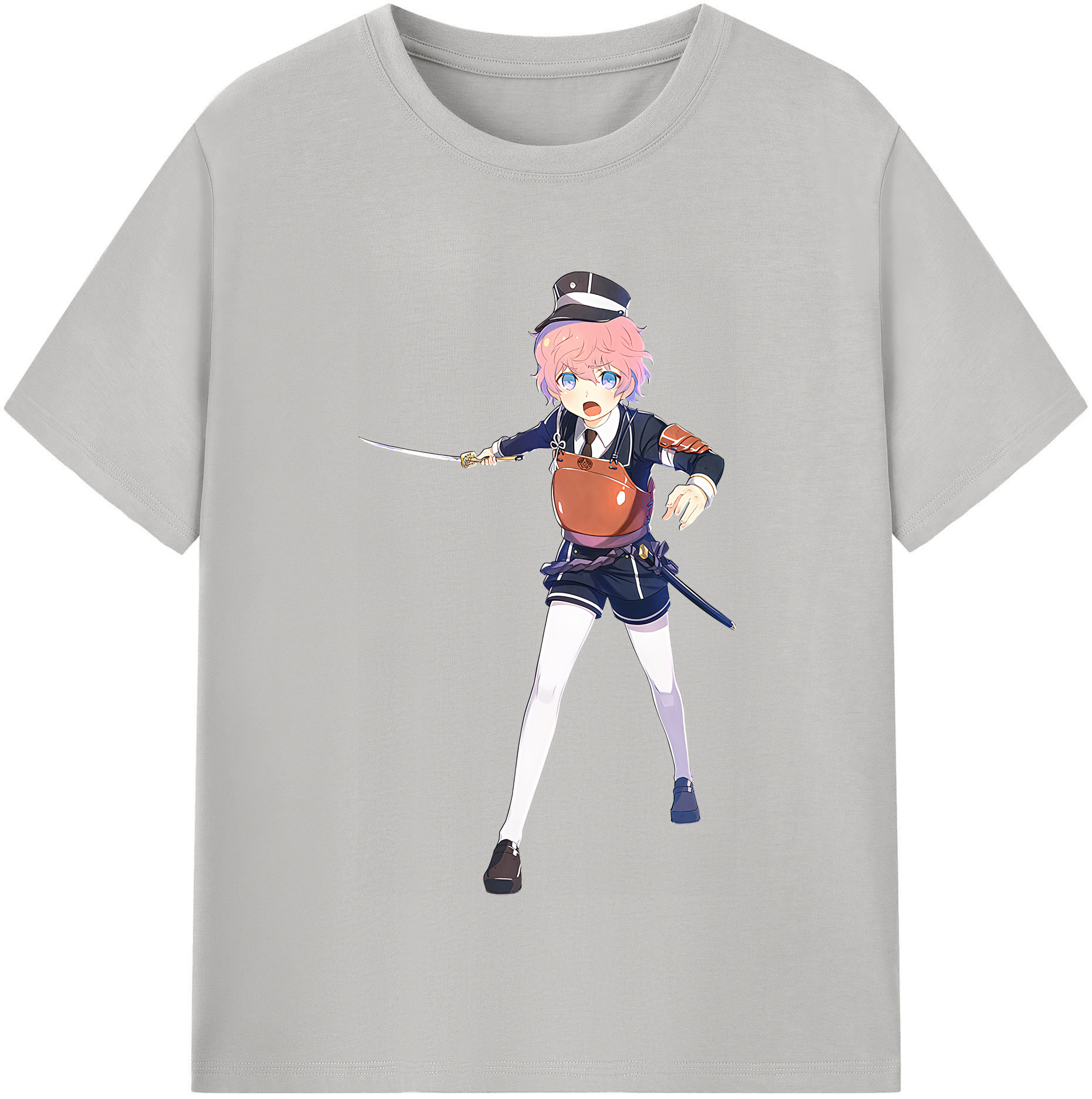 （画像用） 刀剣乱舞 Touken Ranbu レディースカジュアルプリントTシャツ（綿100％）
