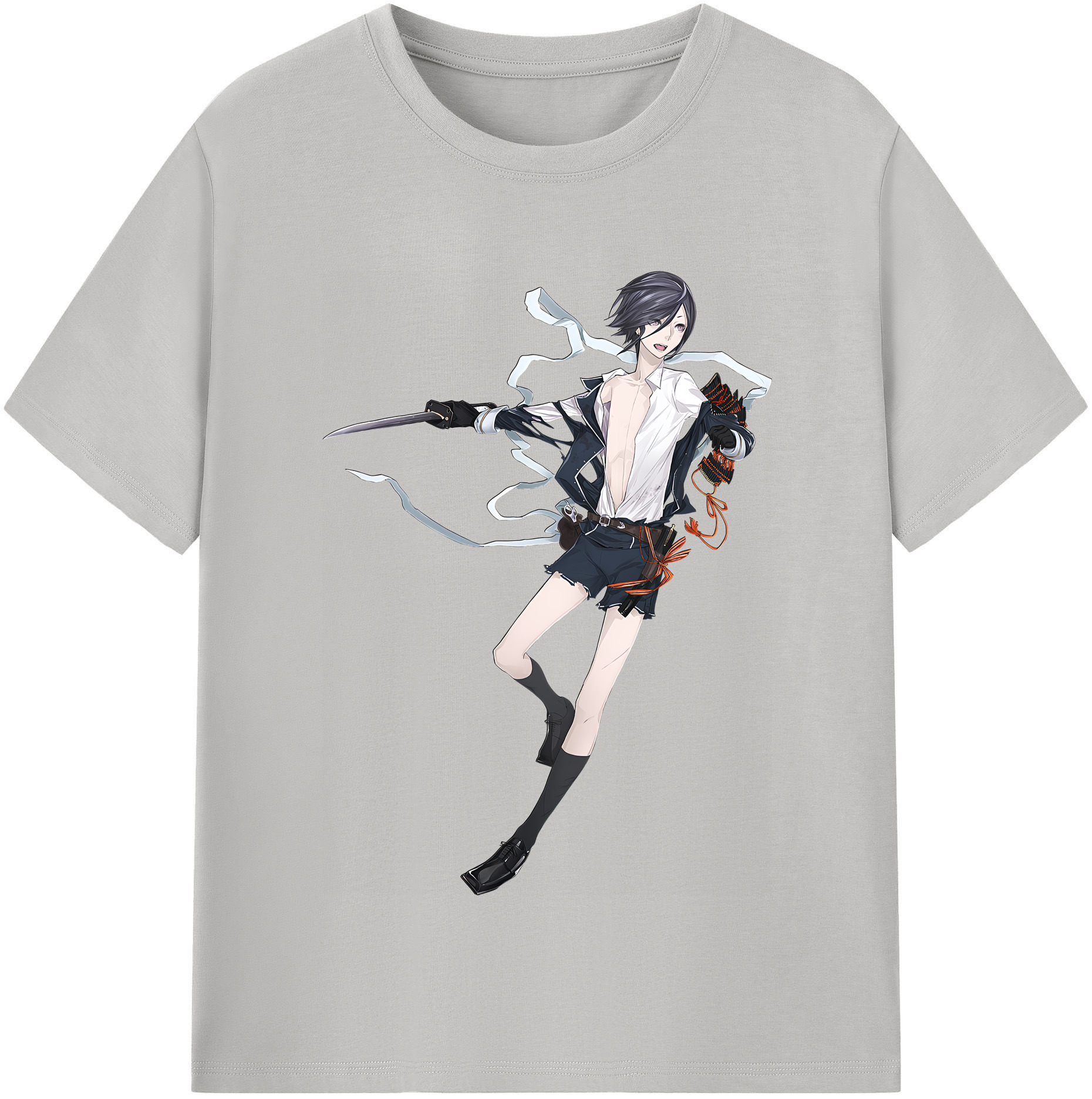 （画像用） 刀剣乱舞 Touken Ranbu レディースカジュアルプリントTシャツ（綿100％）