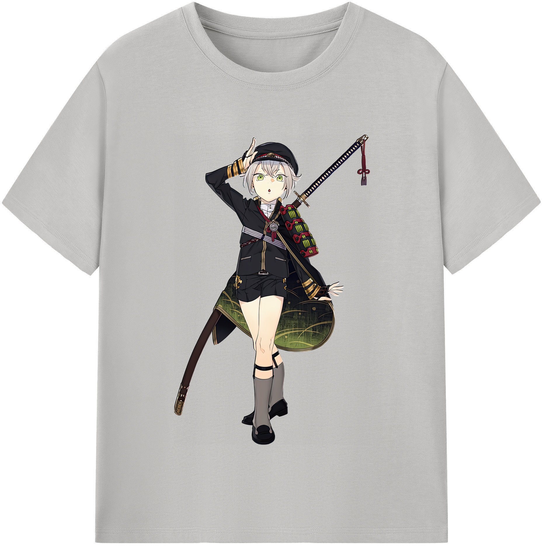 （画像用） 刀剣乱舞 Touken Ranbu レディースカジュアルプリントTシャツ（綿100％）