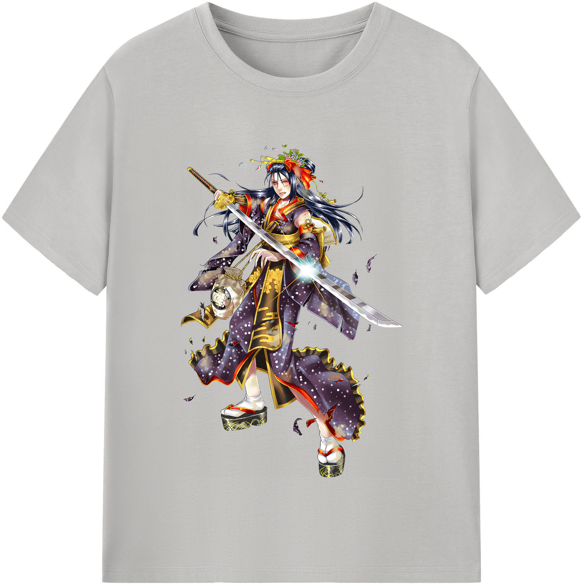 （画像用） 刀剣乱舞 Touken Ranbu レディースカジュアルプリントTシャツ（綿100％）