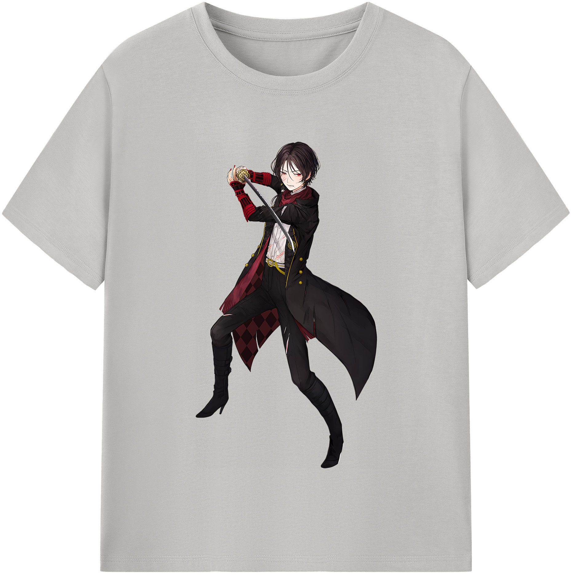 （画像用） 刀剣乱舞 Touken Ranbu レディースカジュアルプリントTシャツ（綿100％）