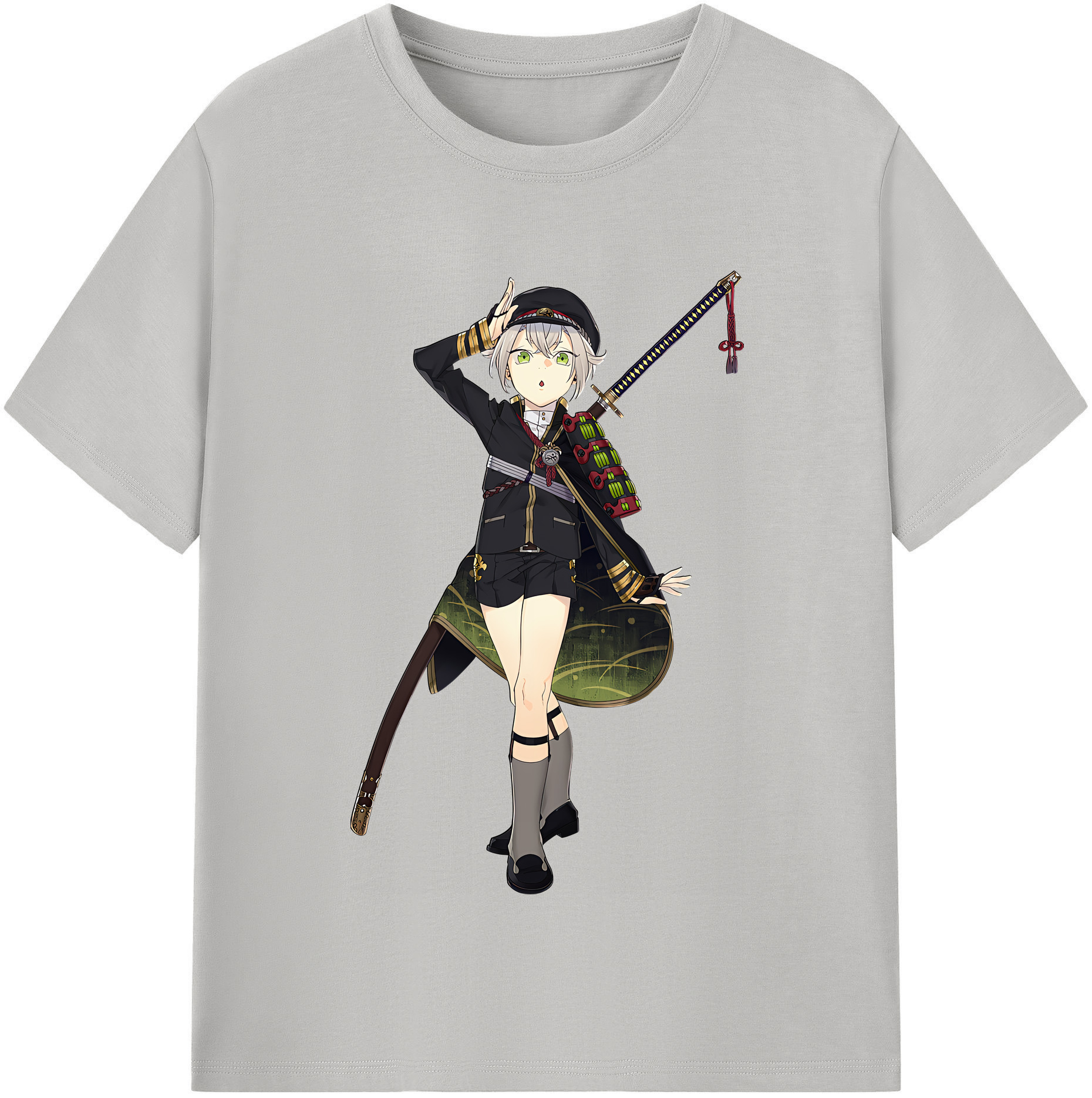 （画像用） 刀剣乱舞 Touken Ranbu レディースカジュアルプリントTシャツ（綿100％）