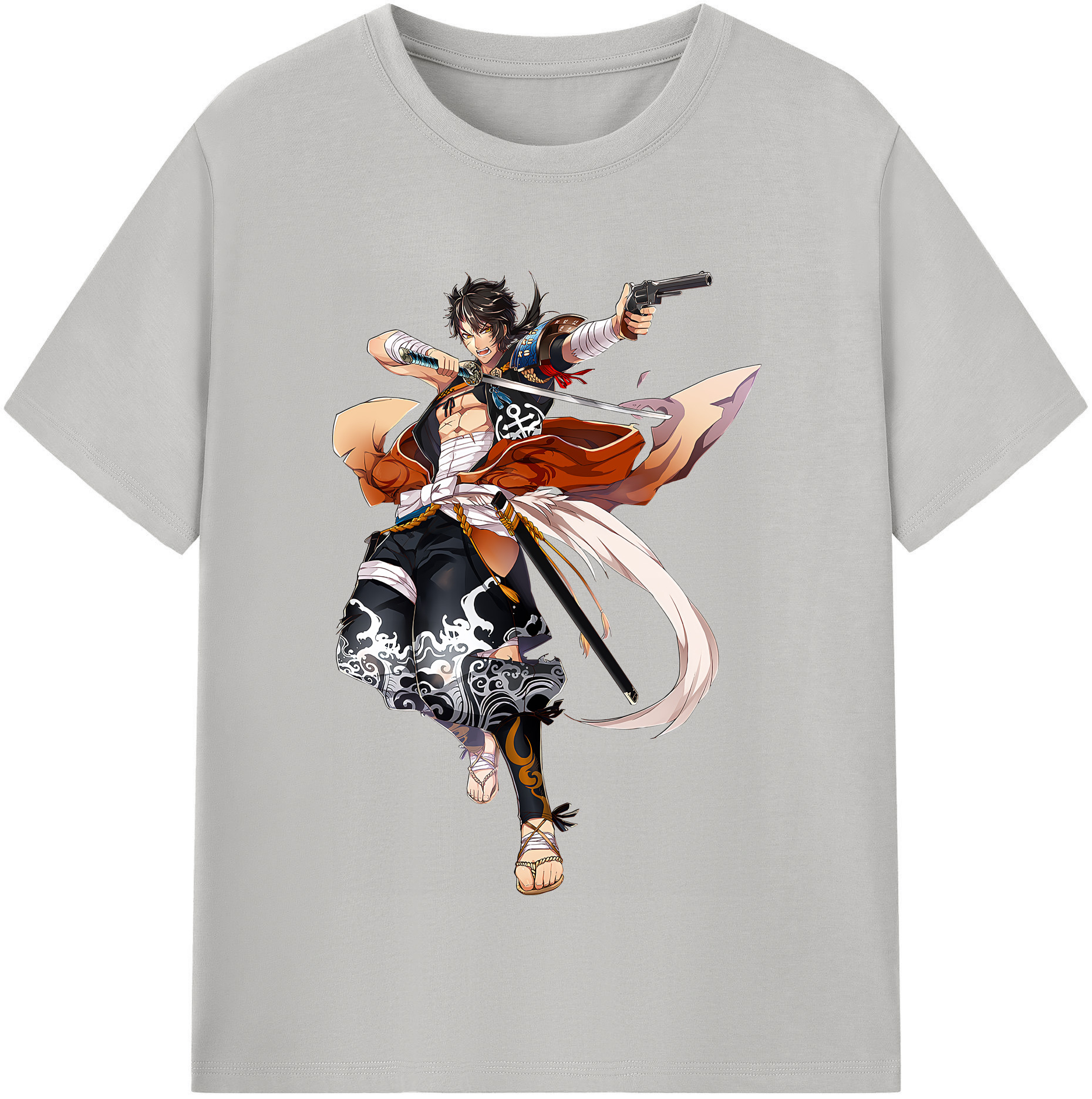 （画像用） 刀剣乱舞 Touken Ranbu レディースカジュアルプリントTシャツ（綿100％）