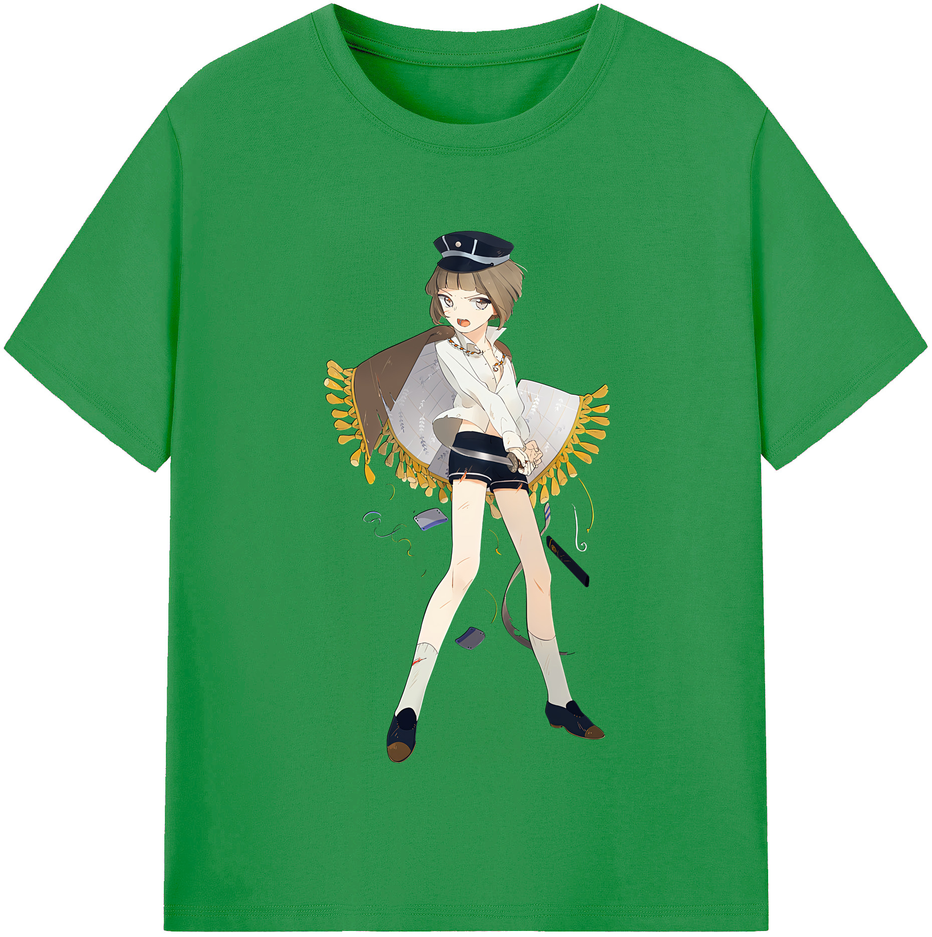 （画像用） 刀剣乱舞 Touken Ranbu レディースカジュアルプリントTシャツ（綿100％）