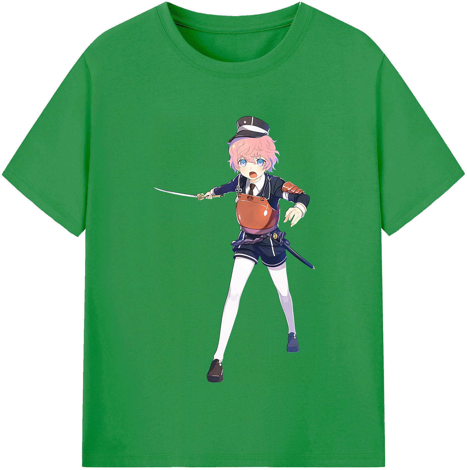 （画像用） 刀剣乱舞 Touken Ranbu レディースカジュアルプリントTシャツ（綿100％）