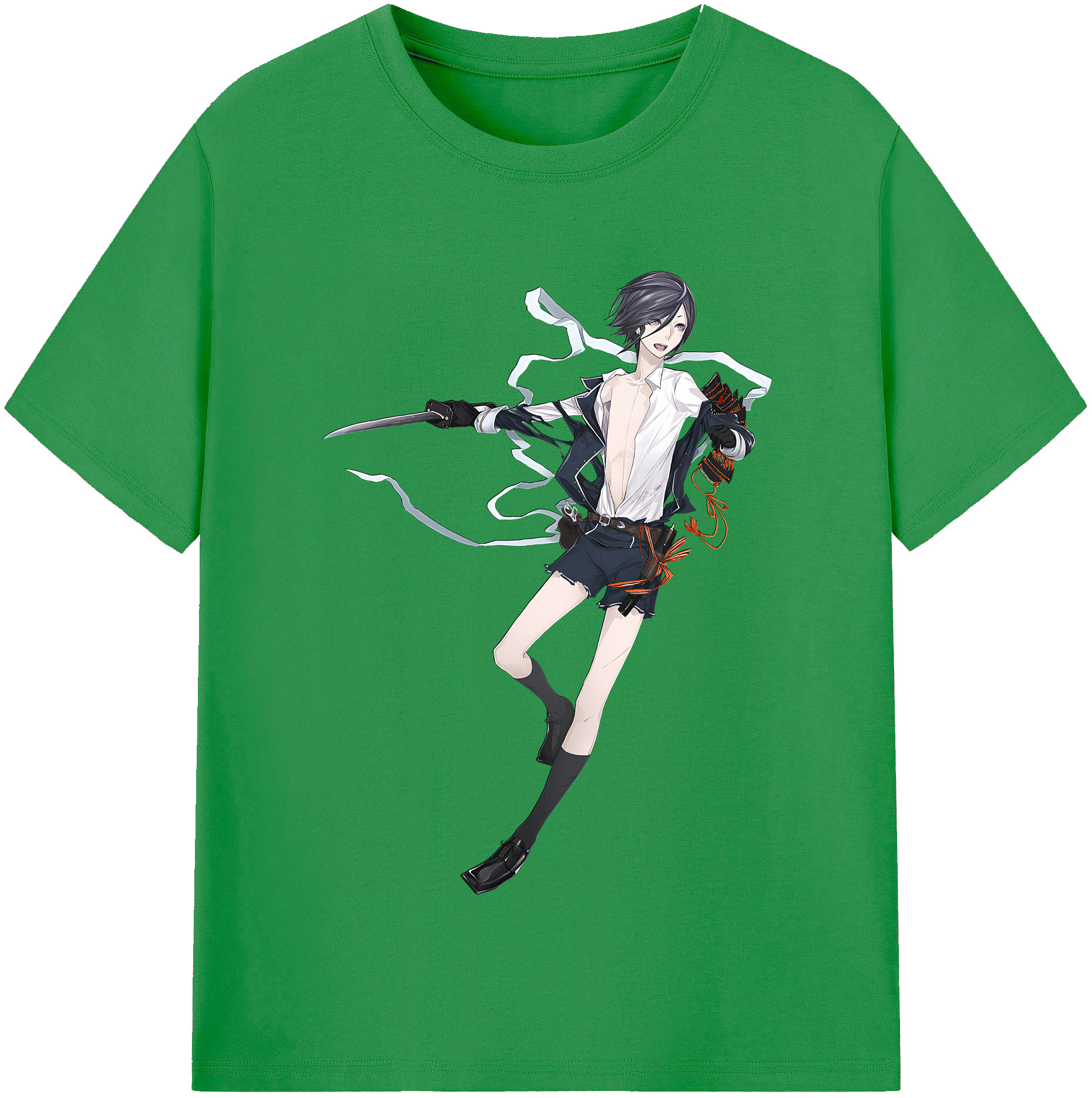 （画像用） 刀剣乱舞 Touken Ranbu レディースカジュアルプリントTシャツ（綿100％）