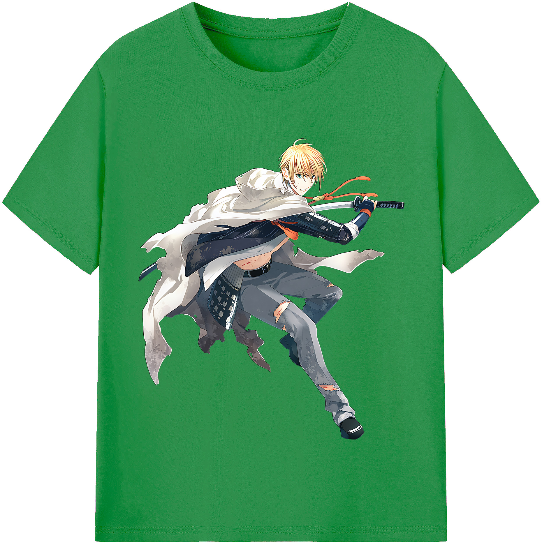 （画像用） 刀剣乱舞 Touken Ranbu レディースカジュアルプリントTシャツ（綿100％）