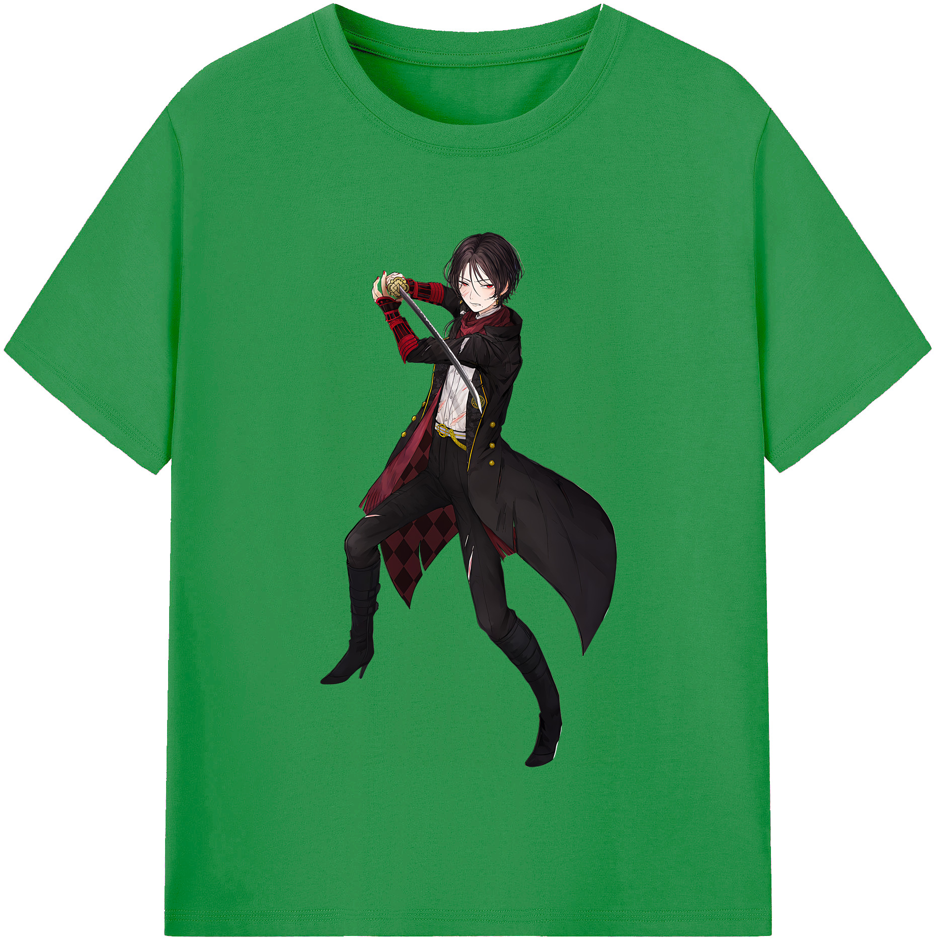 （画像用） 刀剣乱舞 Touken Ranbu レディースカジュアルプリントTシャツ（綿100％）