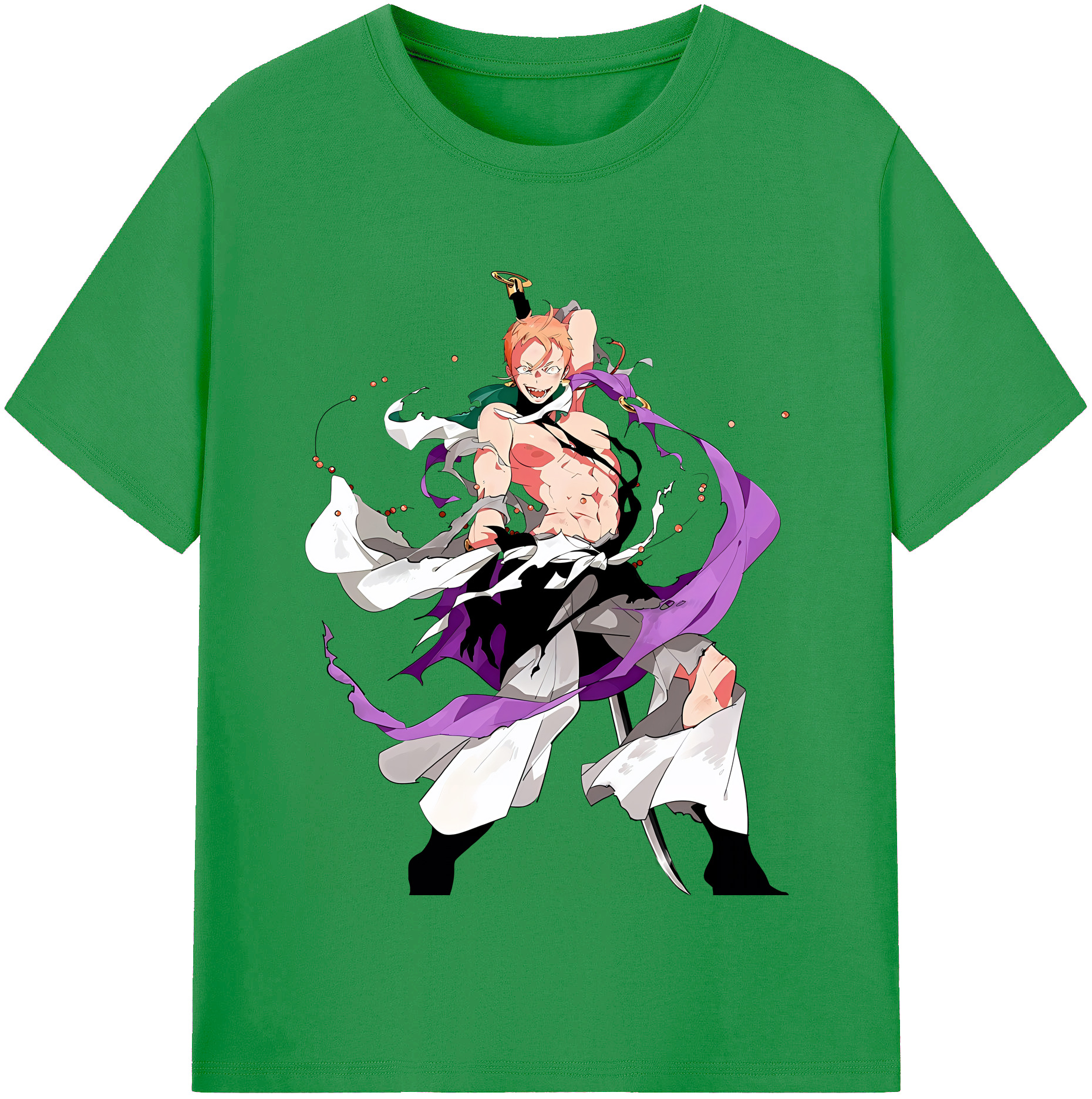 （画像用） 刀剣乱舞 Touken Ranbu レディースカジュアルプリントTシャツ（綿100％）