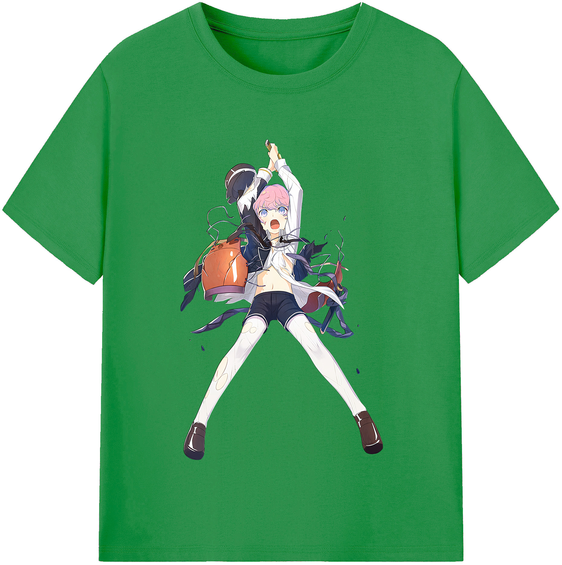 （画像用） 刀剣乱舞 Touken Ranbu レディースカジュアルプリントTシャツ（綿100％）