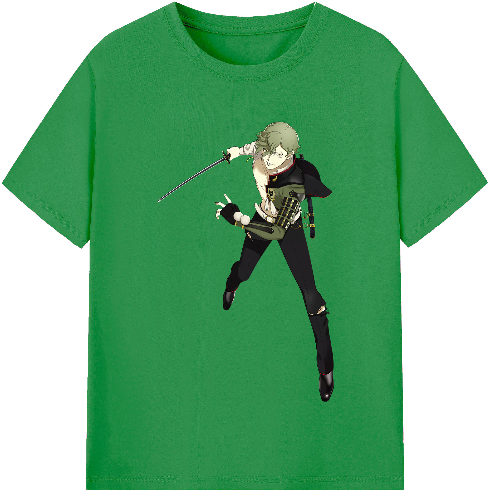 （画像用） 刀剣乱舞 Touken Ranbu レディースカジュアルプリントTシャツ（綿100％）