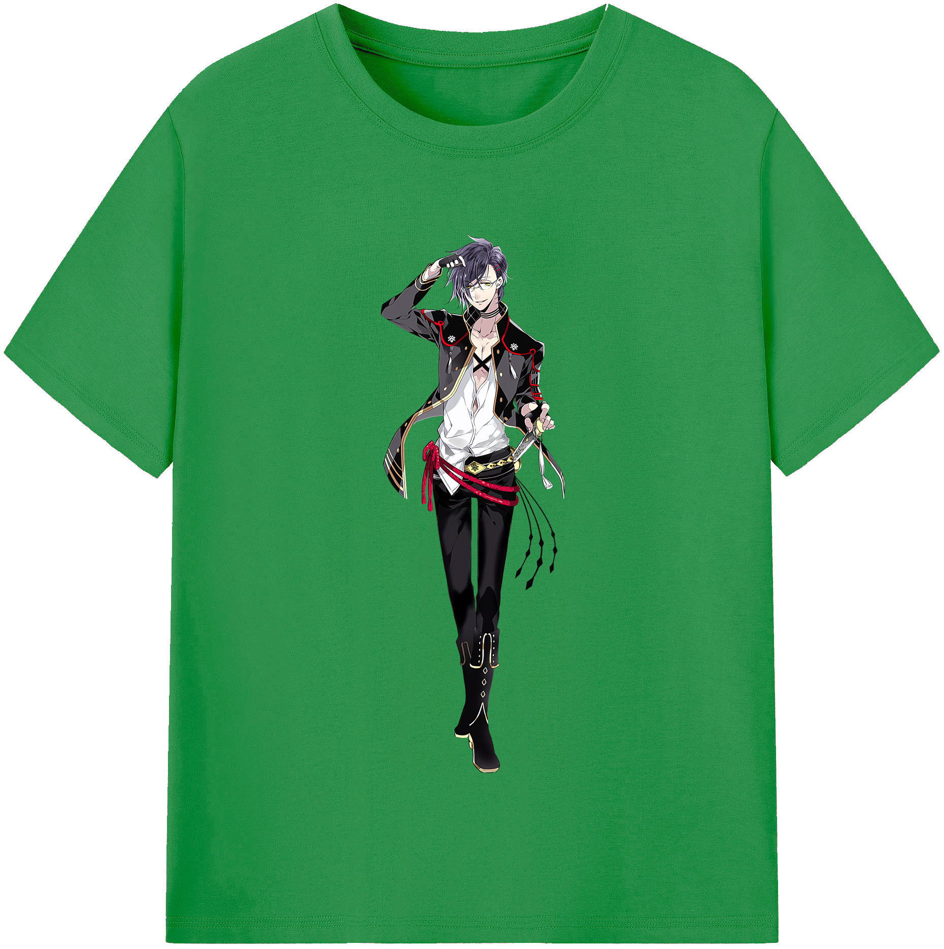 （画像用） 刀剣乱舞 Touken Ranbu レディースカジュアルプリントTシャツ（綿100％）