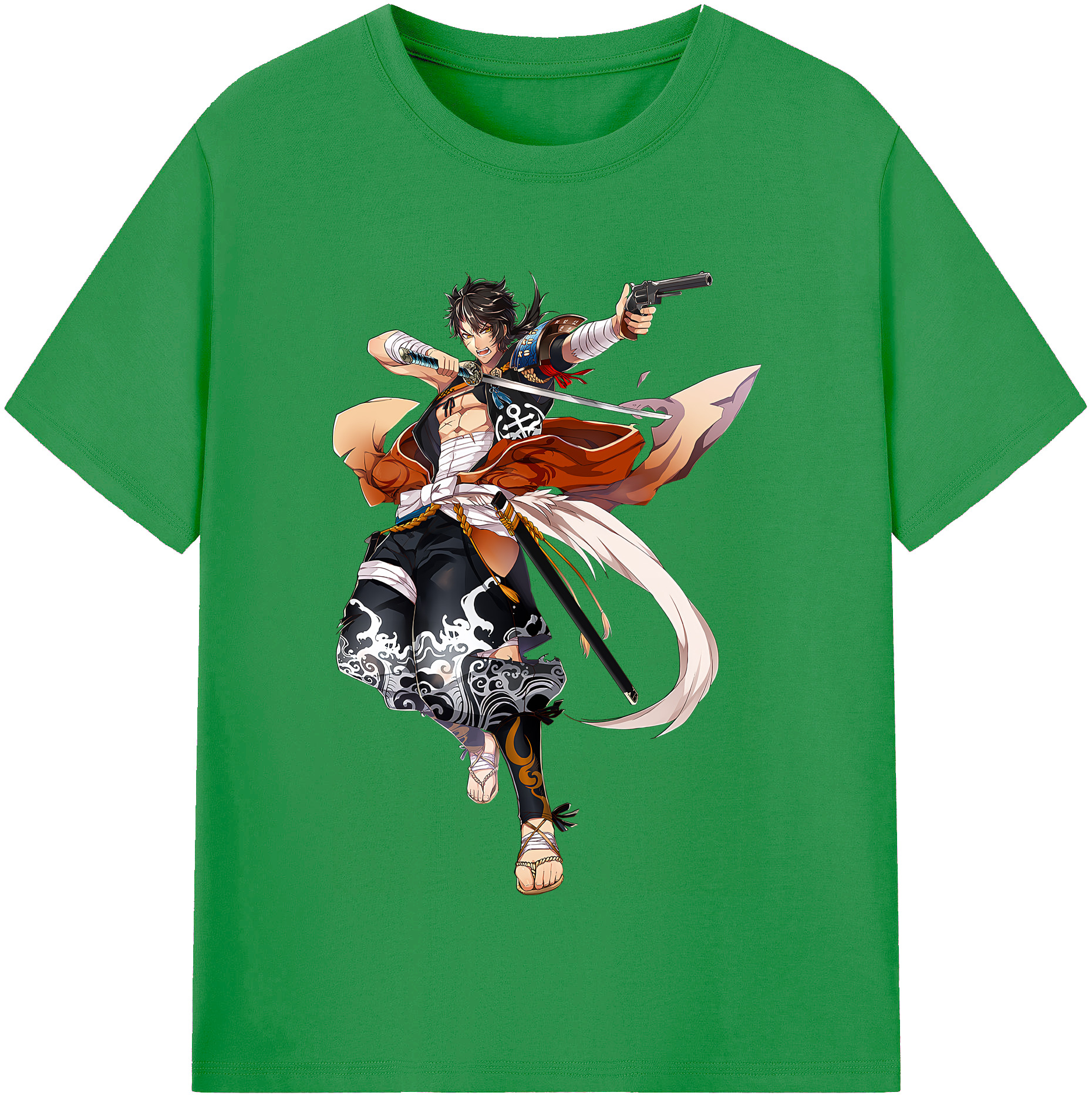 （画像用） 刀剣乱舞 Touken Ranbu レディースカジュアルプリントTシャツ（綿100％）