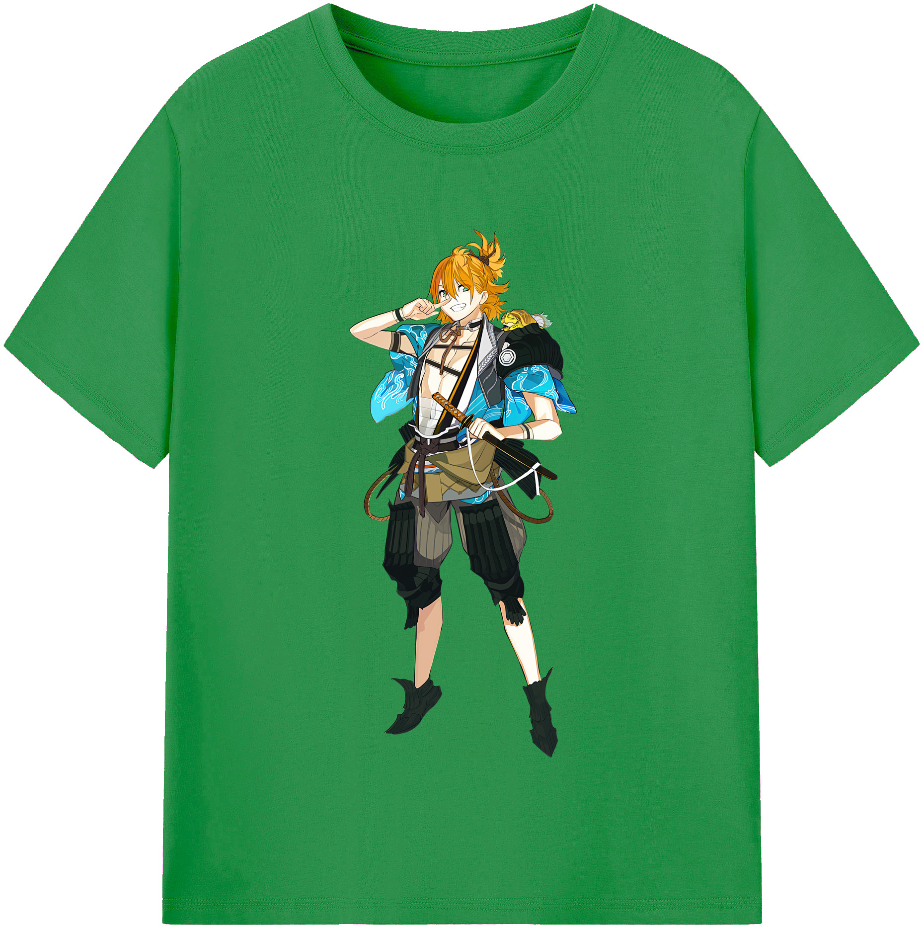 （画像用） 刀剣乱舞 Touken Ranbu レディースカジュアルプリントTシャツ（綿100％）