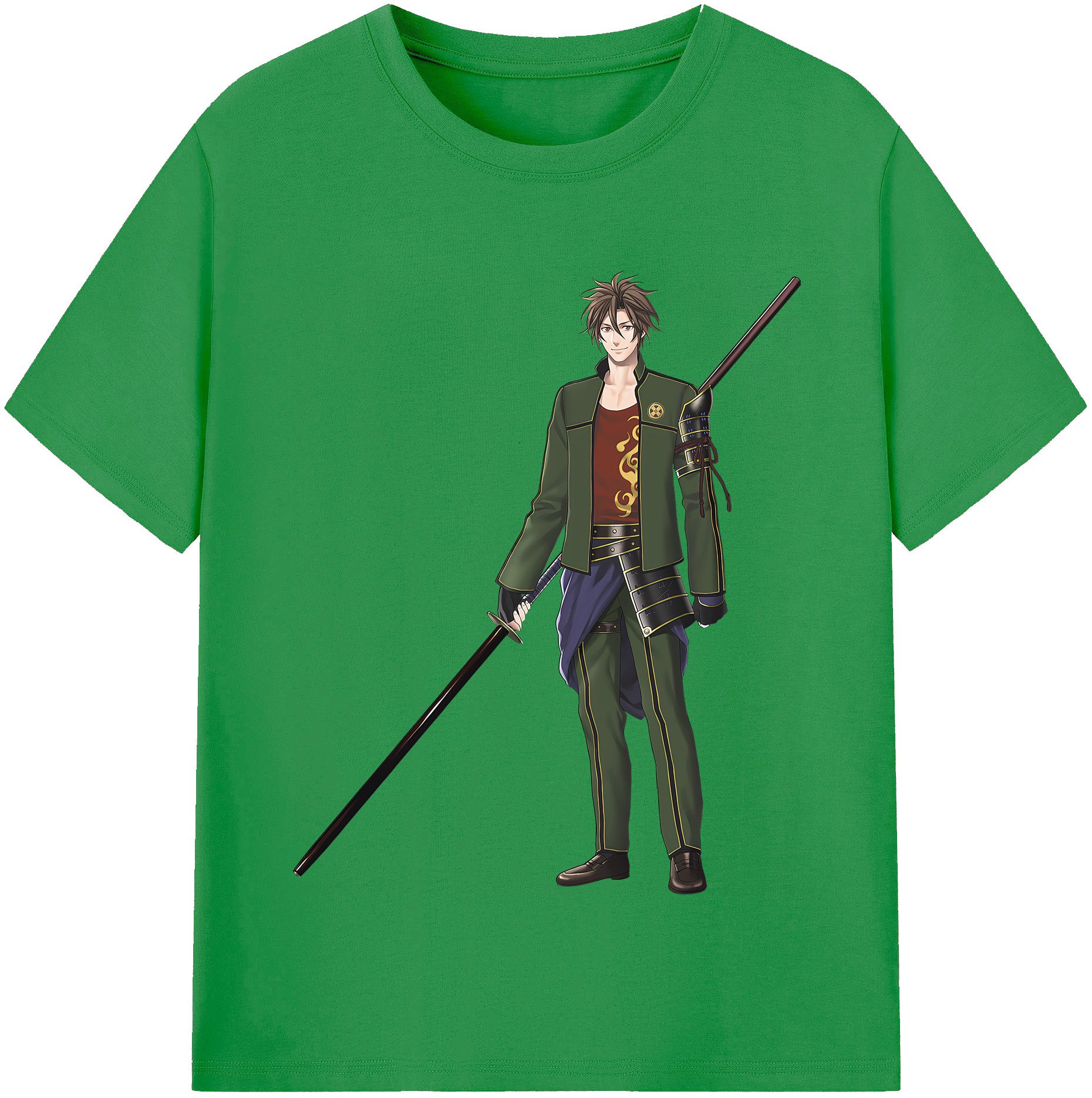 （画像用） 刀剣乱舞 Touken Ranbu レディースカジュアルプリントTシャツ（綿100％）