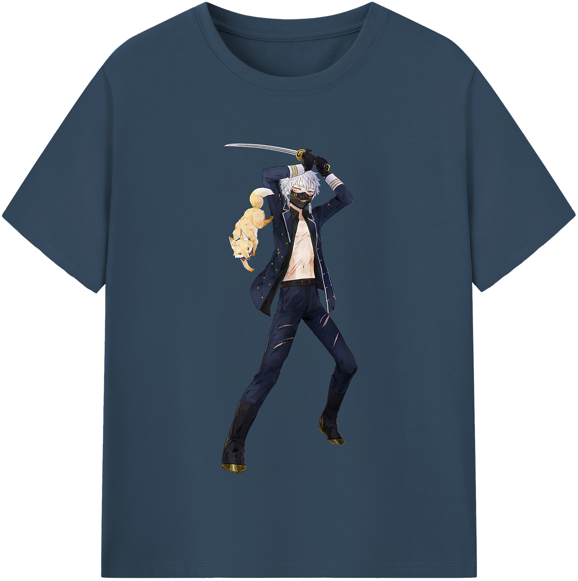 （画像用） 刀剣乱舞 Touken Ranbu レディースカジュアルプリントTシャツ（綿100％）