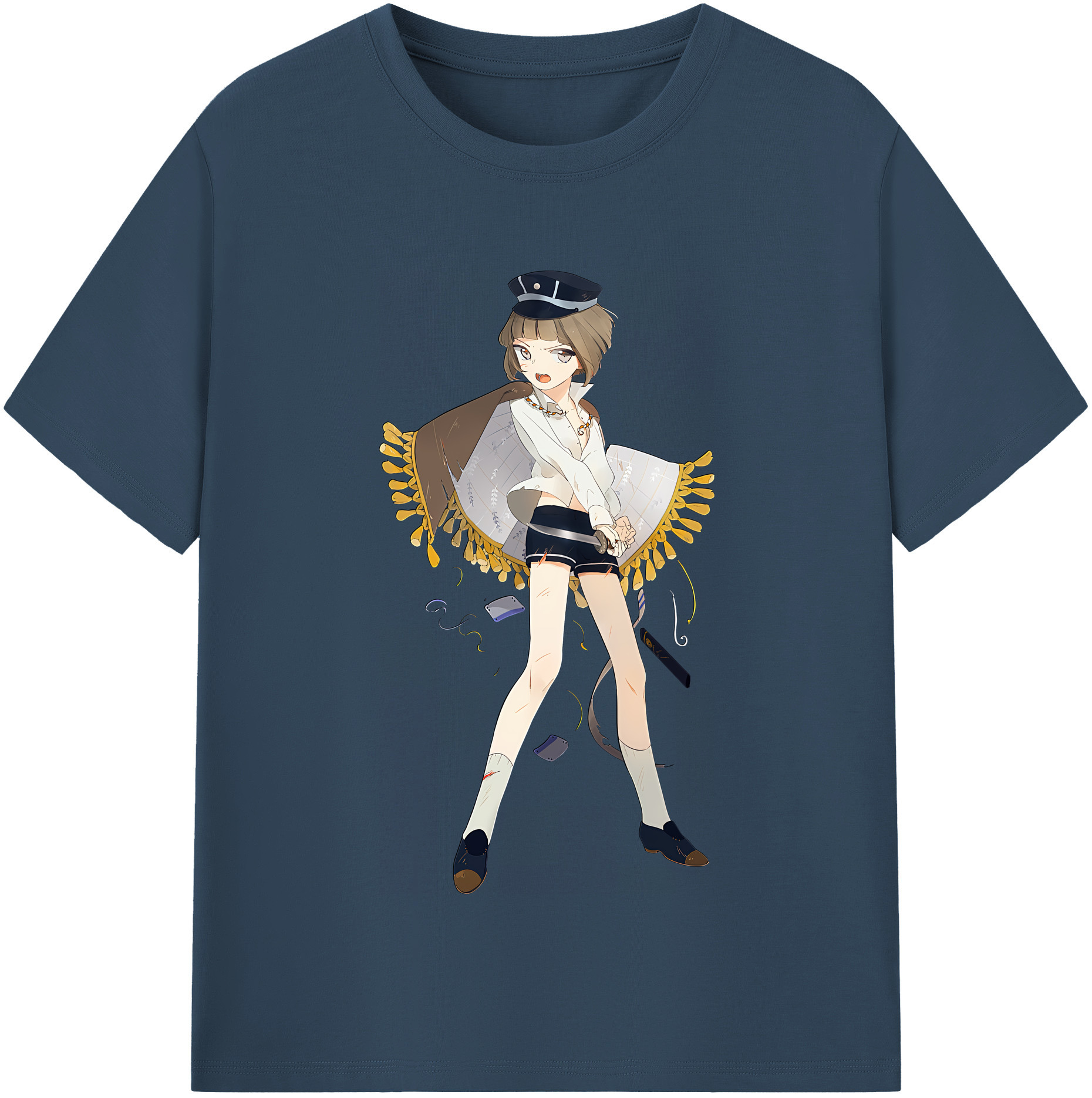 （画像用） 刀剣乱舞 Touken Ranbu レディースカジュアルプリントTシャツ（綿100％）