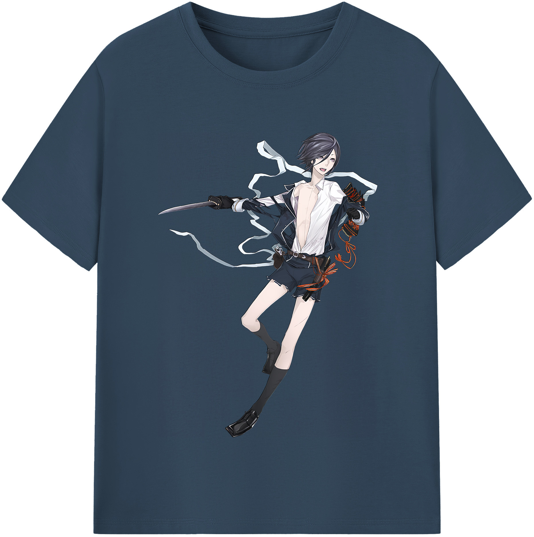 （画像用） 刀剣乱舞 Touken Ranbu レディースカジュアルプリントTシャツ（綿100％）