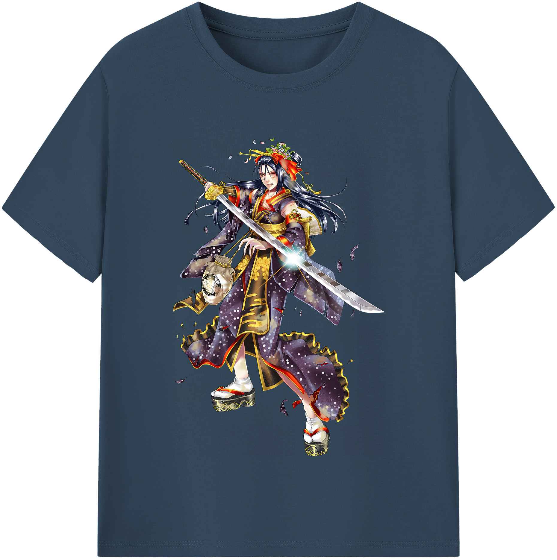 （画像用） 刀剣乱舞 Touken Ranbu レディースカジュアルプリントTシャツ（綿100％）